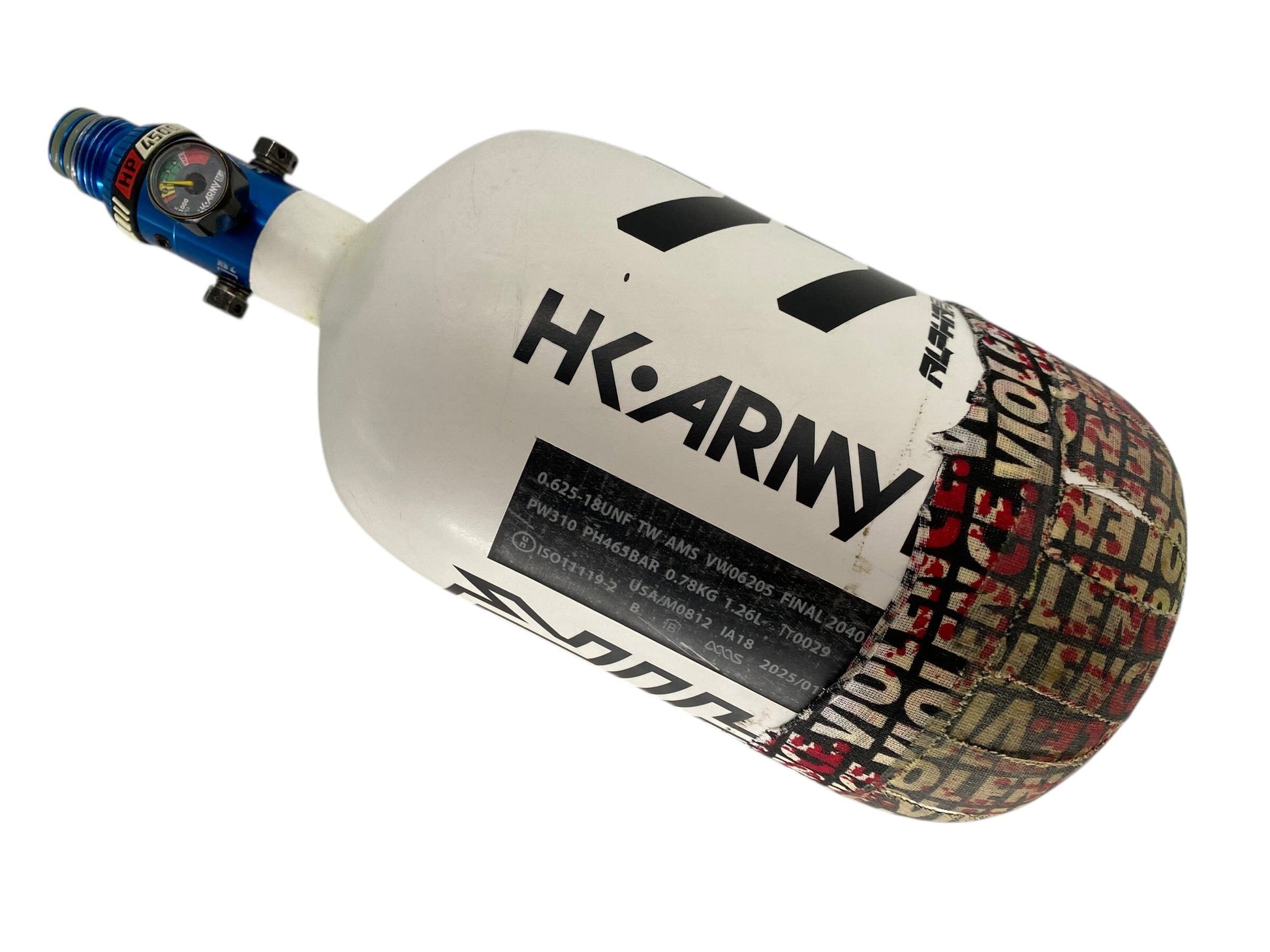 Used Hk Army Alpha Air 77/4500 Paintball Tank Paintball Gun from CPXBrosPaintball Buy/Sell/Trade Paintball Markers, New Paintball Guns, Paintball Hoppers, Paintball Masks, and Hormesis Headbands