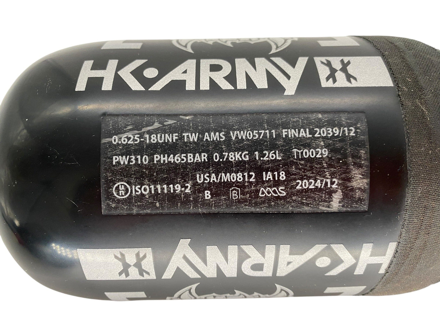 Used Hk Army Alpha Air 77/4500 Paintball Tank (TANK ONLY) Paintball Gun from CPXBrosPaintball Buy/Sell/Trade Paintball Markers, New Paintball Guns, Paintball Hoppers, Paintball Masks, and Hormesis Headbands