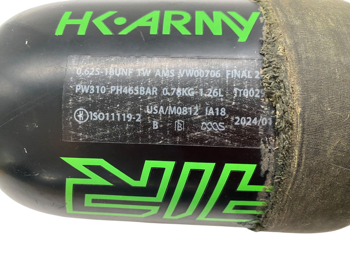 Used Hk Army Alpha Air Paintball Tank 77/4500 Paintball Gun from CPXBrosPaintball Buy/Sell/Trade Paintball Markers, New Paintball Guns, Paintball Hoppers, Paintball Masks, and Hormesis Headbands