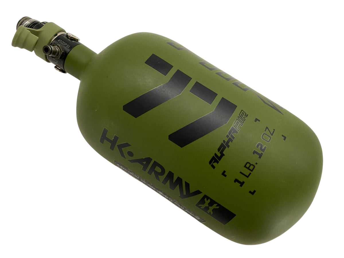 Used Hk Army Alpha Air Paintball Tank Olive Paintball Gun from CPXBrosPaintball Buy/Sell/Trade Paintball Markers, New Paintball Guns, Paintball Hoppers, Paintball Masks, and Hormesis Headbands