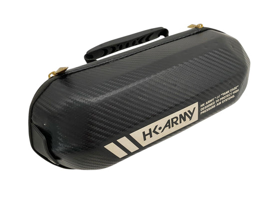 Used Hk Army Carbon Fiber Tank Case - Black/Black Paintball Gun from CPXBrosPaintball Buy/Sell/Trade Paintball Markers, New Paintball Guns, Paintball Hoppers, Paintball Masks, and Hormesis Headbands