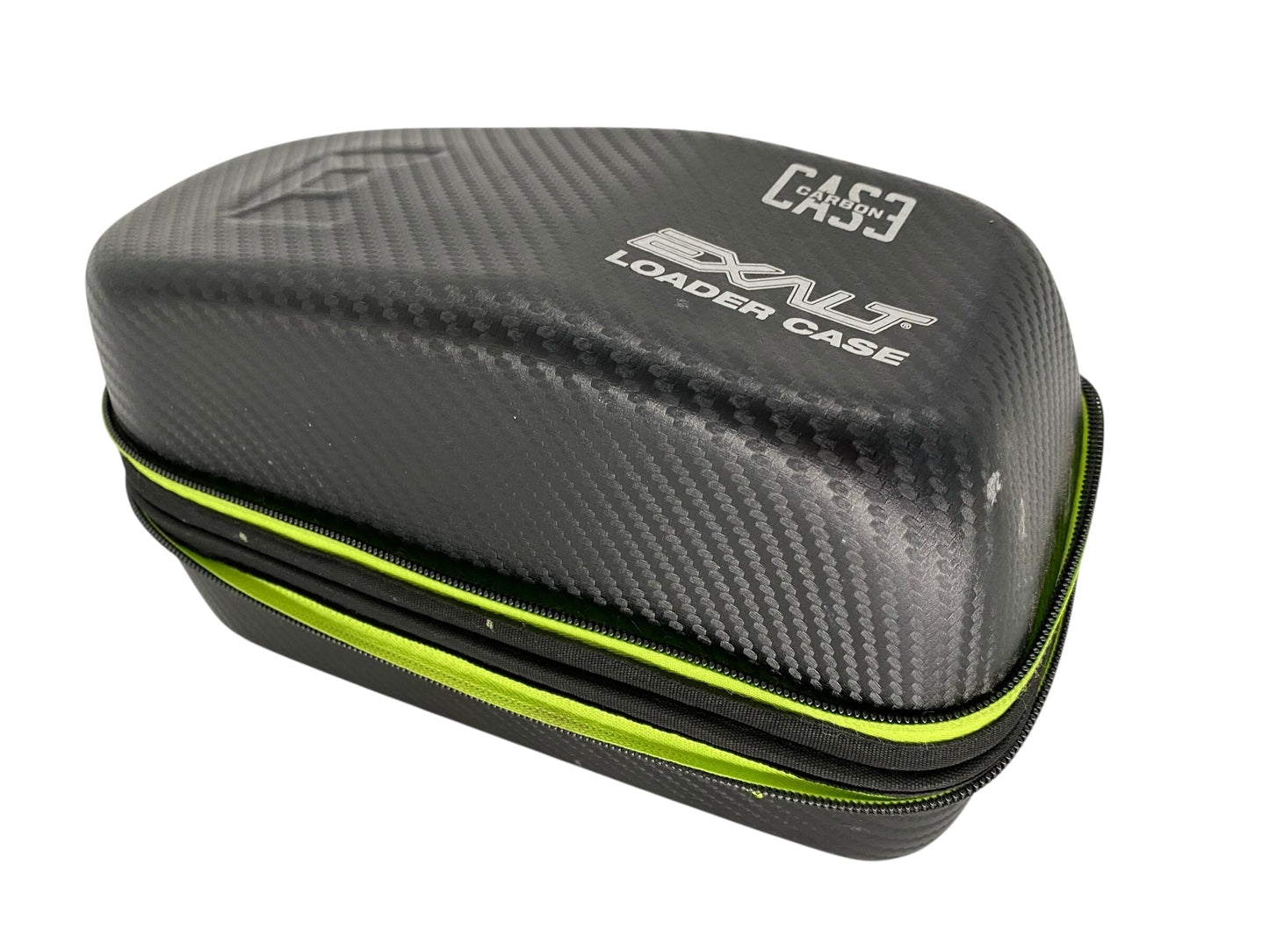 Used HK Army EXO Carbon Fiber Hopper/Loader Case - Carbon/Green Paintball Gun from CPXBrosPaintball Buy/Sell/Trade Paintball Markers, New Paintball Guns, Paintball Hoppers, Paintball Masks, and Hormesis Headbands