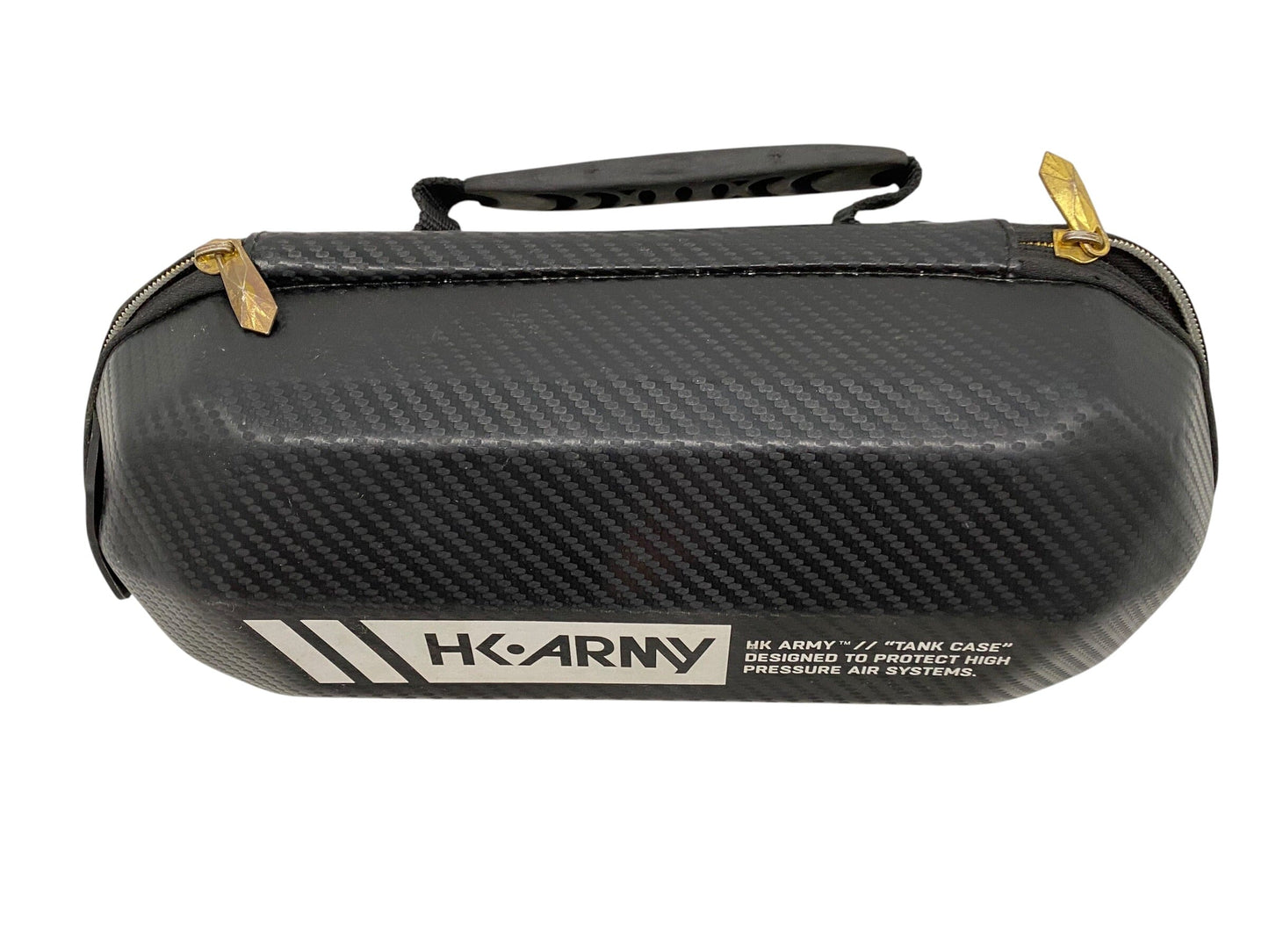 Used HK Army EXO Carbon Fiber Tank Case - Black Paintball Gun from CPXBrosPaintball Buy/Sell/Trade Paintball Markers, New Paintball Guns, Paintball Hoppers, Paintball Masks, and Hormesis Headbands