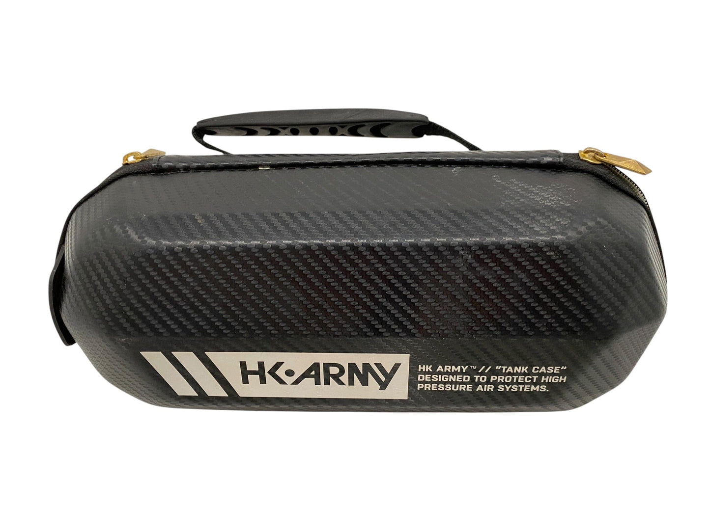 Used HK Army EXO Carbon Fiber Tank Case - Black Paintball Gun from CPXBrosPaintball Buy/Sell/Trade Paintball Markers, New Paintball Guns, Paintball Hoppers, Paintball Masks, and Hormesis Headbands