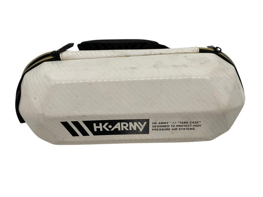 Used HK Army EXO Carbon Fiber Tank Case - Carbon White Paintball Gun from CPXBrosPaintball Buy/Sell/Trade Paintball Markers, New Paintball Guns, Paintball Hoppers, Paintball Masks, and Hormesis Headbands