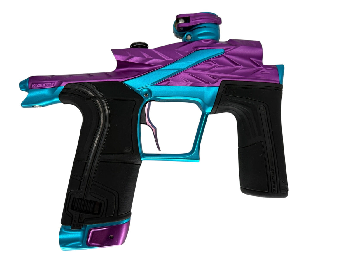 Used Hk Army Fossil Lv2 Paintball Gun Purple/Blue Paintball Gun from CPXBrosPaintball Buy/Sell/Trade Paintball Markers, New Paintball Guns, Paintball Hoppers, Paintball Masks, and Hormesis Headbands