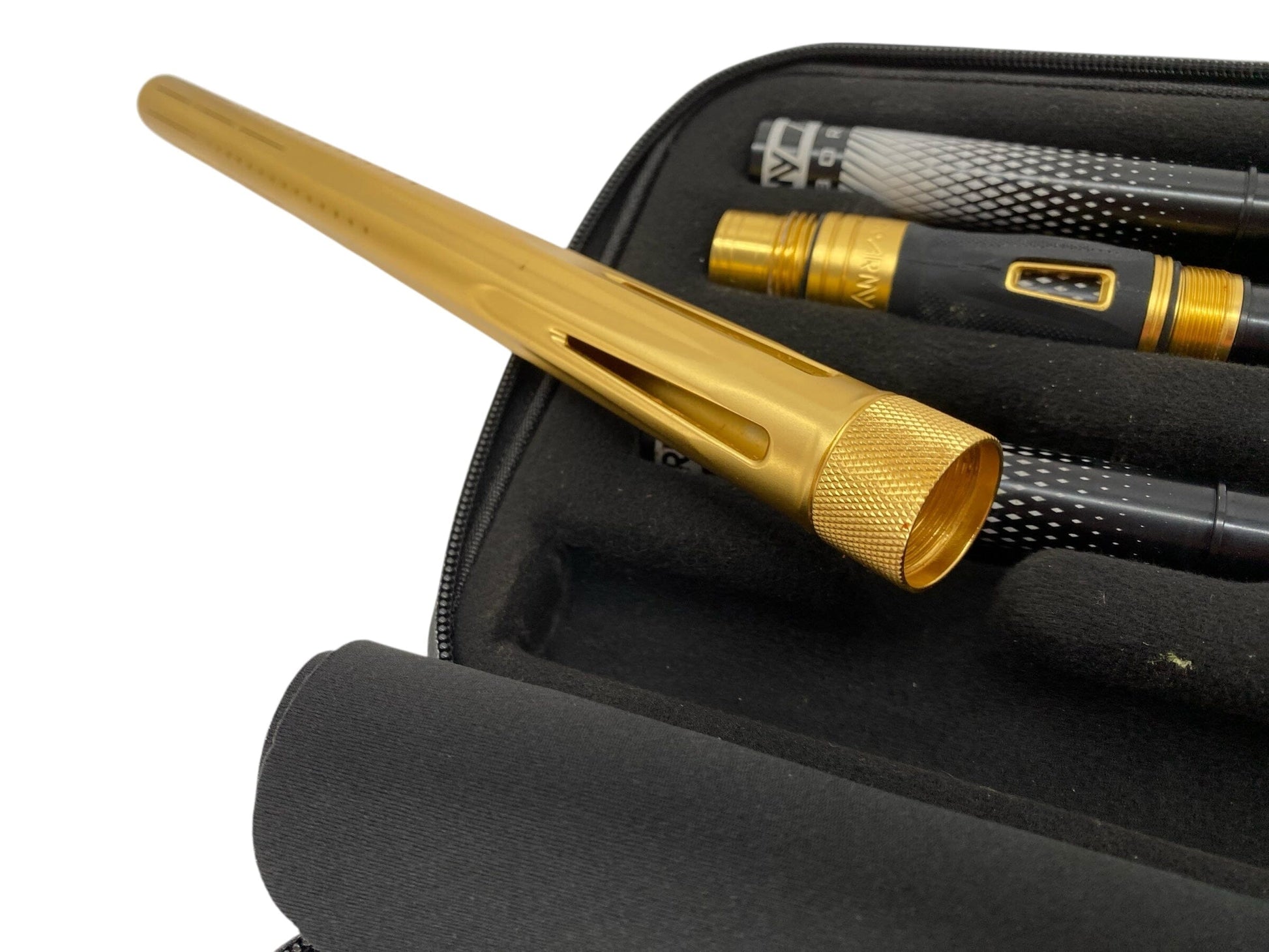 Used Hk Army Lazr Barrel Kit Luxe Thread - Gold Paintball Gun from CPXBrosPaintball Buy/Sell/Trade Paintball Markers, New Paintball Guns, Paintball Hoppers, Paintball Masks, and Hormesis Headbands
