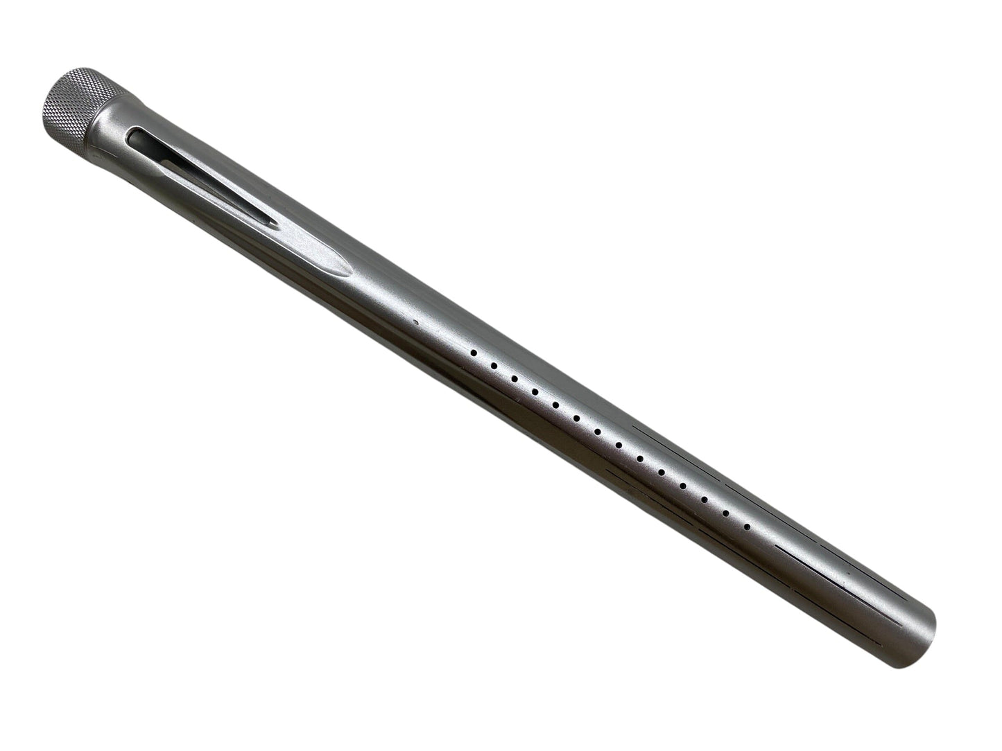 Used HK ARMY Lazr Barrel Tip - Dust Silver Paintball Gun from CPXBrosPaintball Buy/Sell/Trade Paintball Markers, New Paintball Guns, Paintball Hoppers, Paintball Masks, and Hormesis Headbands