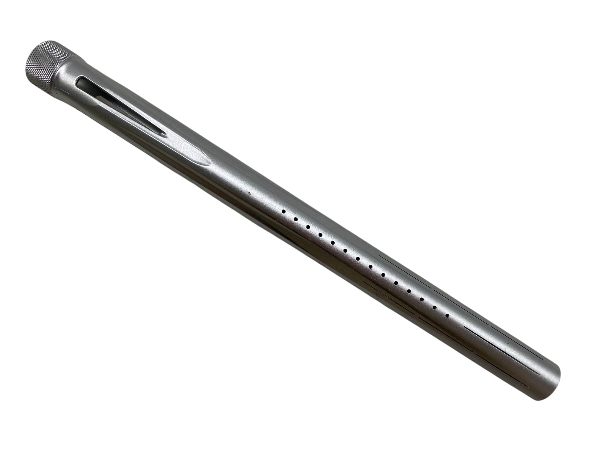 Used HK ARMY Lazr Barrel Tip - Dust Silver Paintball Gun from CPXBrosPaintball Buy/Sell/Trade Paintball Markers, New Paintball Guns, Paintball Hoppers, Paintball Masks, and Hormesis Headbands