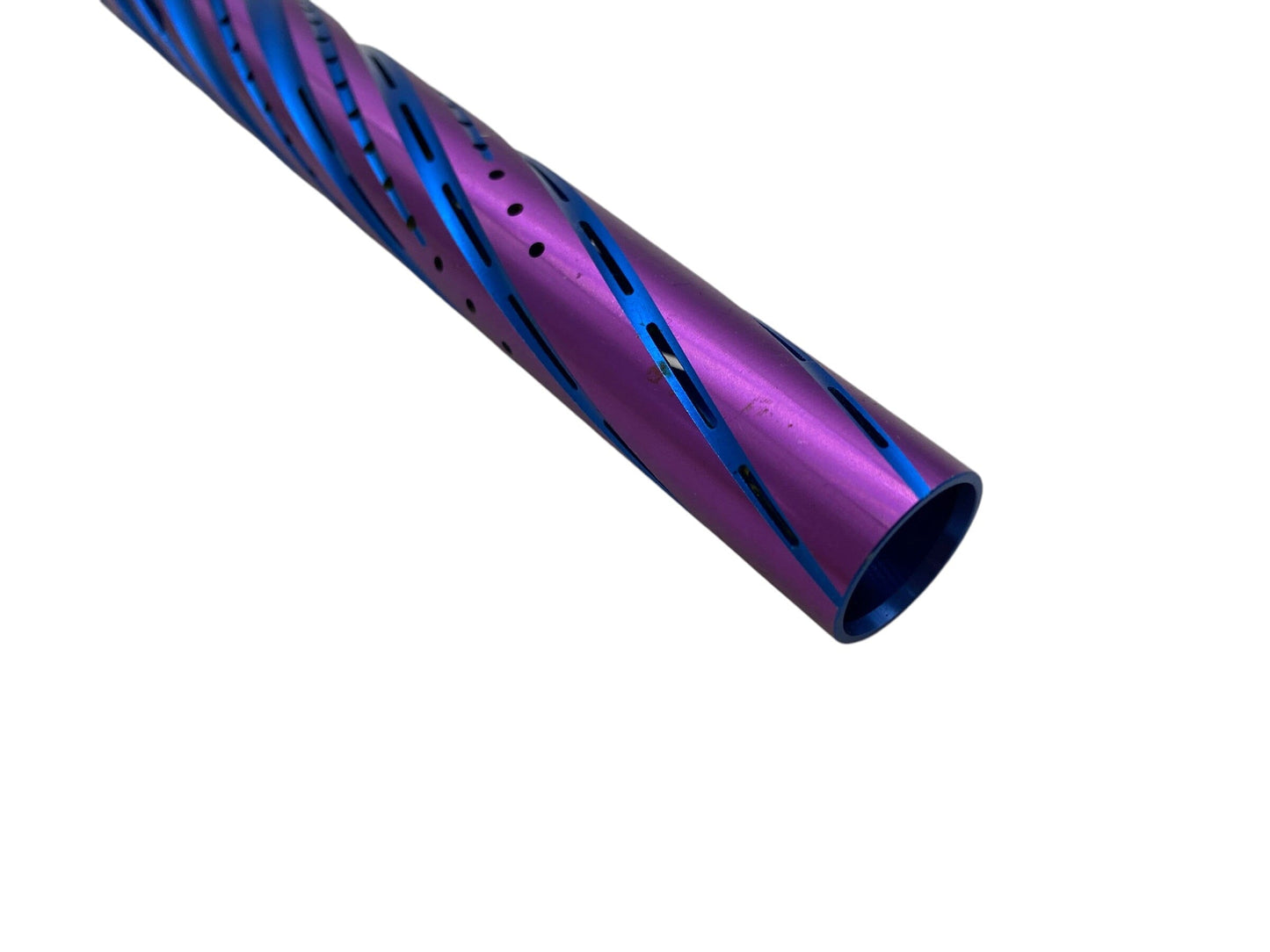 Used HK Army LAZR Elite Orbit Front Barrel Tip Blue Purple Paintball Gun from CPXBrosPaintball Buy/Sell/Trade Paintball Markers, New Paintball Guns, Paintball Hoppers, Paintball Masks, and Hormesis Headbands