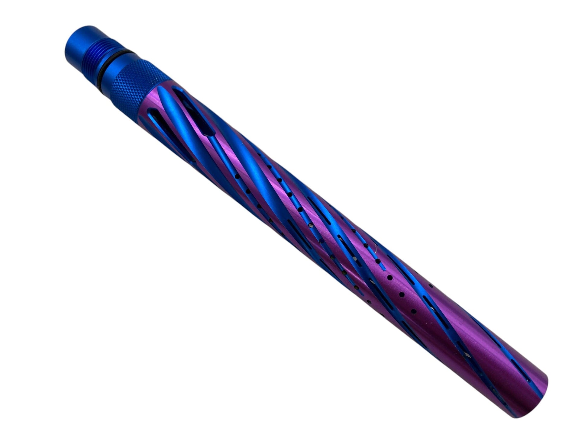 Used HK Army LAZR Elite Orbit Front Barrel Tip Blue Purple Paintball Gun from CPXBrosPaintball Buy/Sell/Trade Paintball Markers, New Paintball Guns, Paintball Hoppers, Paintball Masks, and Hormesis Headbands