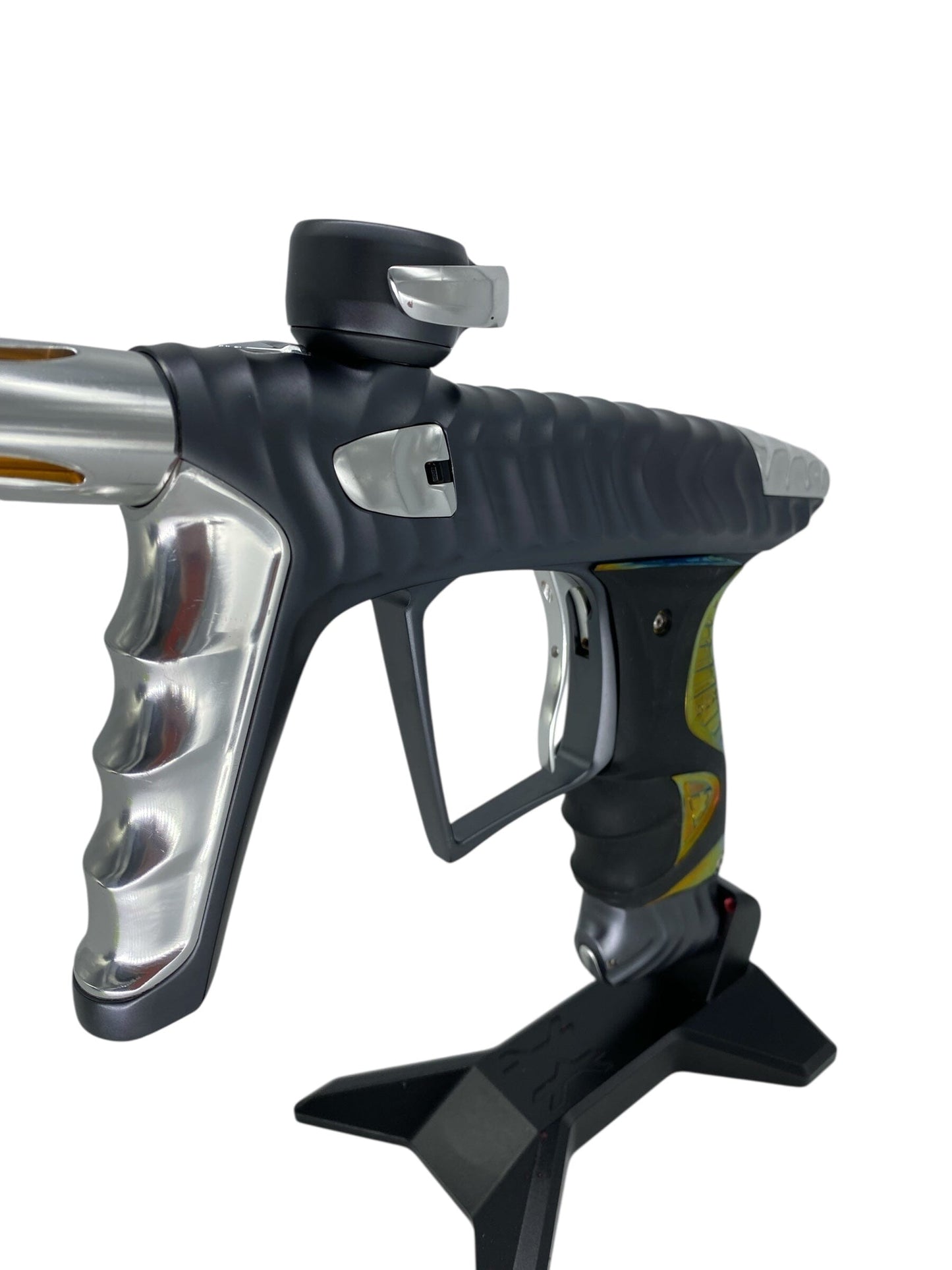 Used Hk Army Luxe X Ripper Paintball Gun Grey/Silver Paintball Gun from CPXBrosPaintball Buy/Sell/Trade Paintball Markers, New Paintball Guns, Paintball Hoppers, Paintball Masks, and Hormesis Headbands