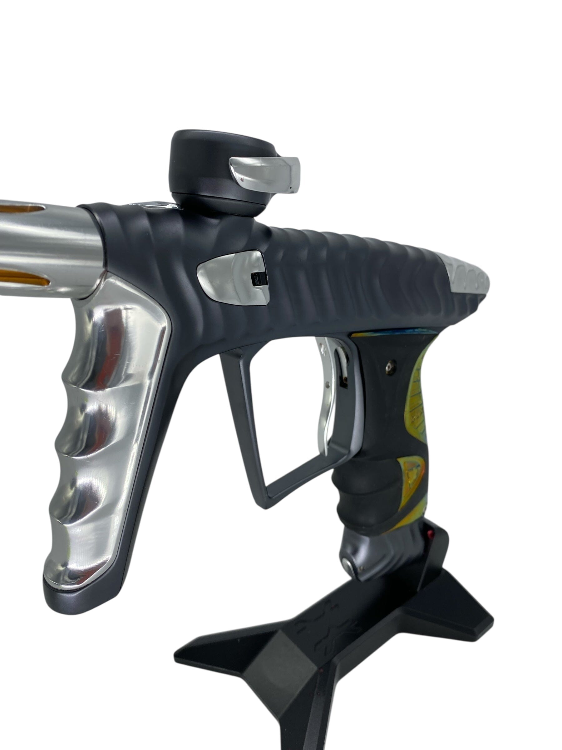 Used Hk Army Luxe X Ripper Paintball Gun Grey/Silver Paintball Gun from CPXBrosPaintball Buy/Sell/Trade Paintball Markers, New Paintball Guns, Paintball Hoppers, Paintball Masks, and Hormesis Headbands