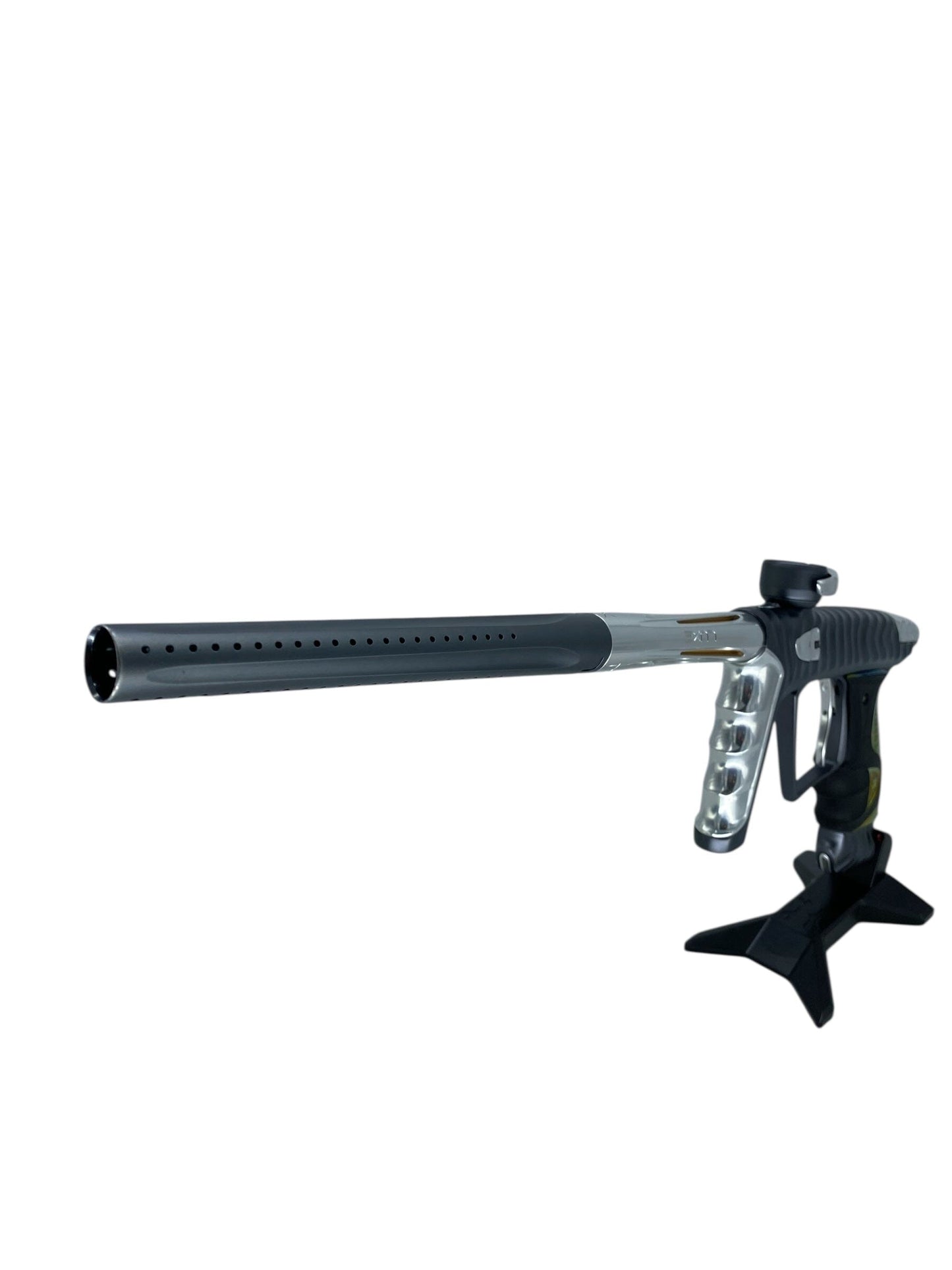 Used Hk Army Luxe X Ripper Paintball Gun Grey/Silver Paintball Gun from CPXBrosPaintball Buy/Sell/Trade Paintball Markers, New Paintball Guns, Paintball Hoppers, Paintball Masks, and Hormesis Headbands