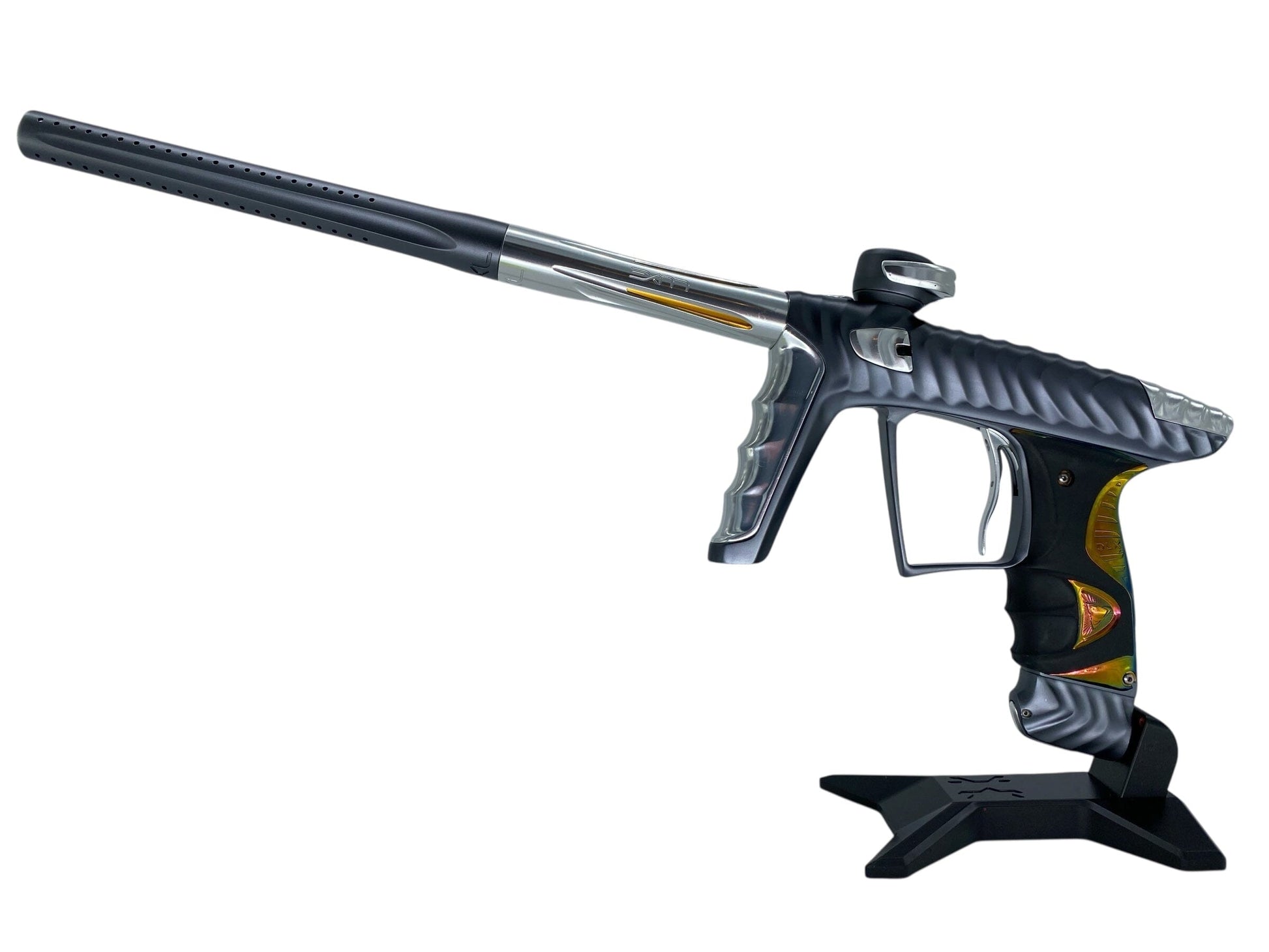 Used Hk Army Luxe X Ripper Paintball Gun Grey/Silver Paintball Gun from CPXBrosPaintball Buy/Sell/Trade Paintball Markers, New Paintball Guns, Paintball Hoppers, Paintball Masks, and Hormesis Headbands