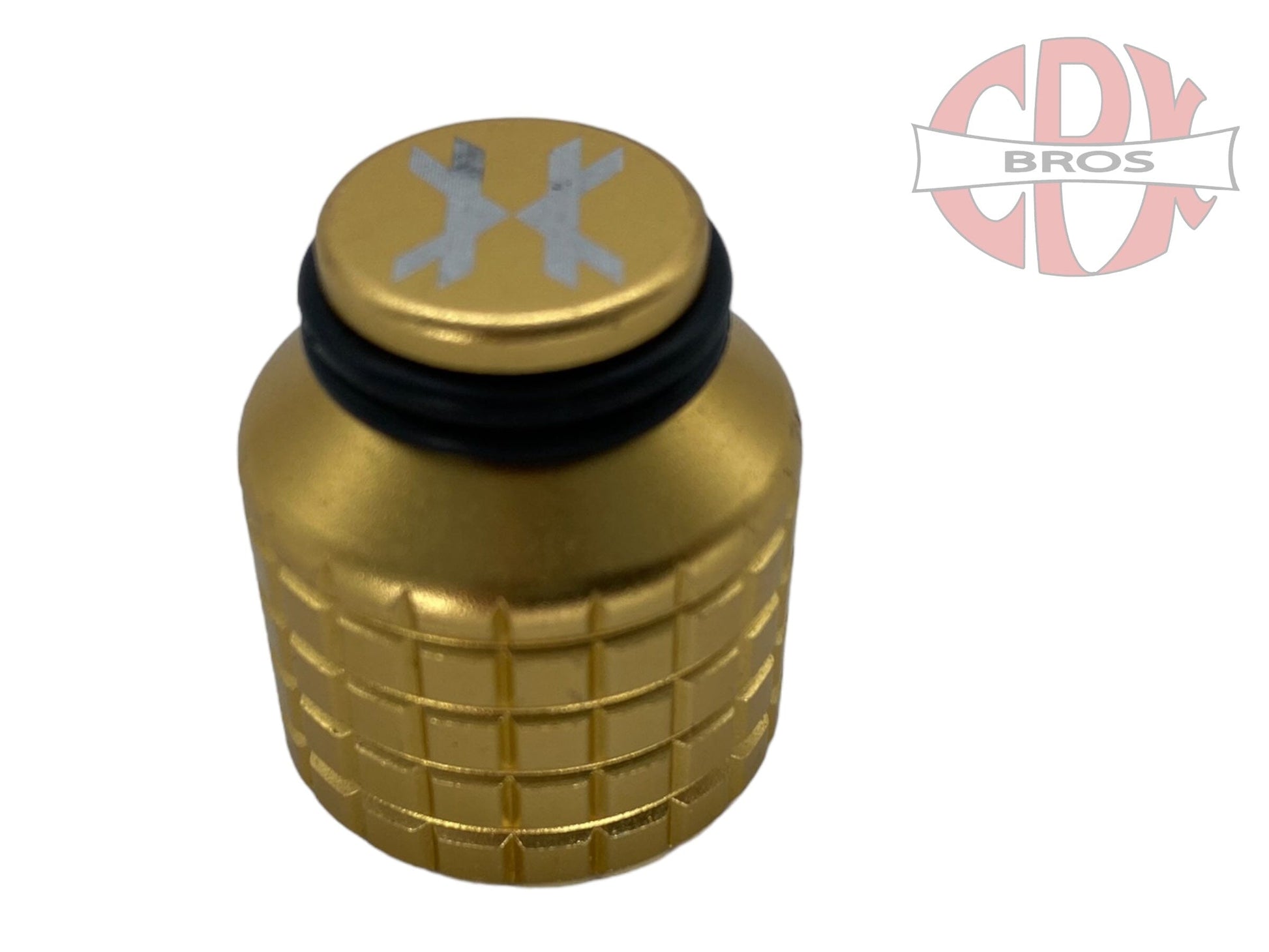 Used HK Army Paintball Tank Thread Saver Cover - gold Paintball Gun from CPXBrosPaintball Buy/Sell/Trade Paintball Markers, New Paintball Guns, Paintball Hoppers, Paintball Masks, and Hormesis Headbands