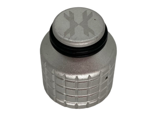 Used HK Army Paintball Tank Thread Saver Cover - Silver Paintball Gun from CPXBrosPaintball Buy/Sell/Trade Paintball Markers, New Paintball Guns, Paintball Hoppers, Paintball Masks, and Hormesis Headbands