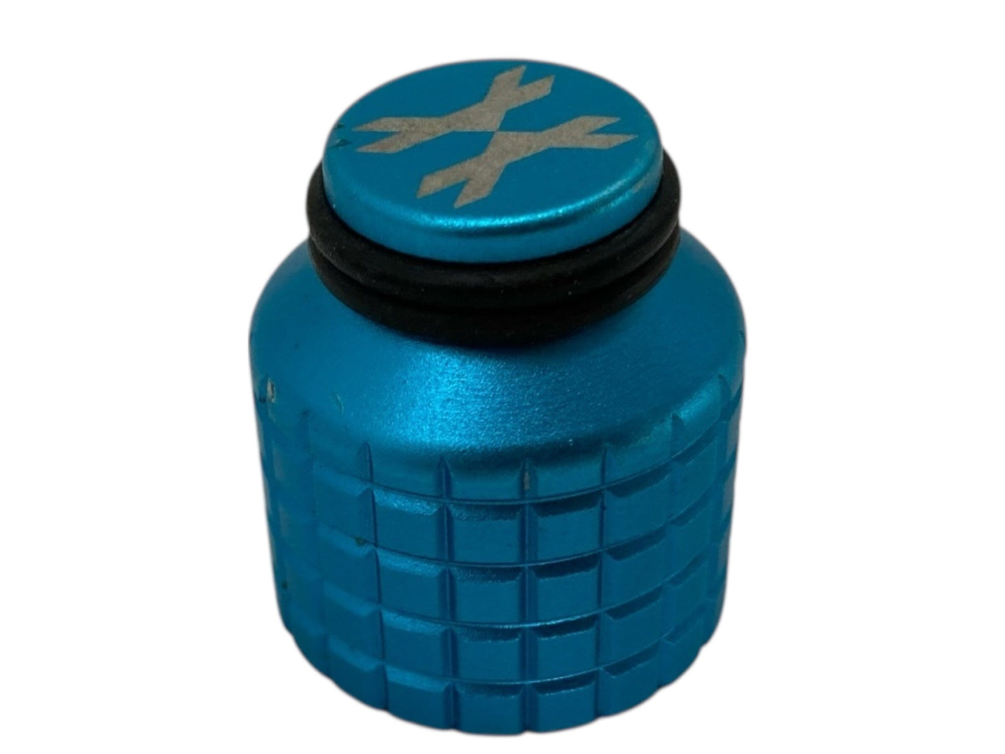 Used HK Army Paintball Tank Thread Saver Cover - Teal Paintball Gun from CPXBrosPaintball Buy/Sell/Trade Paintball Markers, New Paintball Guns, Paintball Hoppers, Paintball Masks, and Hormesis Headbands