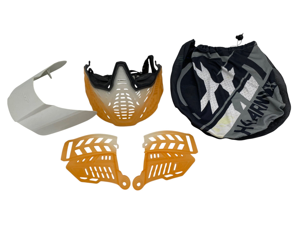 Used Hk Army RMX Mask Bottoms Ears Visor Bag Paintball Gun from CPXBrosPaintball Buy/Sell/Trade Paintball Markers, New Paintball Guns, Paintball Hoppers, Paintball Masks, and Hormesis Headbands