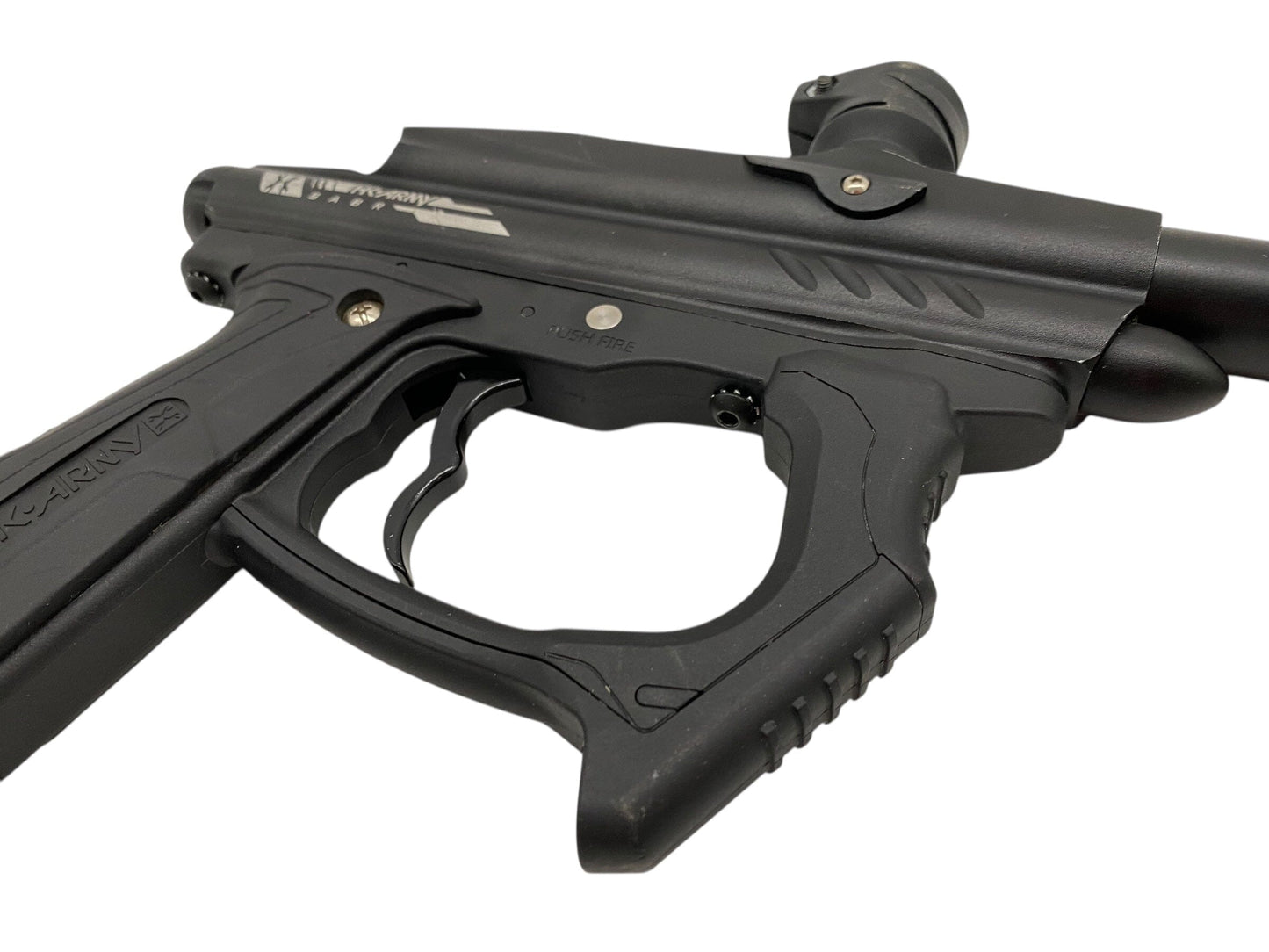 Used Hk Army Sabr Paintball Gun Black Paintball Gun from CPXBrosPaintball Buy/Sell/Trade Paintball Markers, New Paintball Guns, Paintball Hoppers, Paintball Masks, and Hormesis Headbands