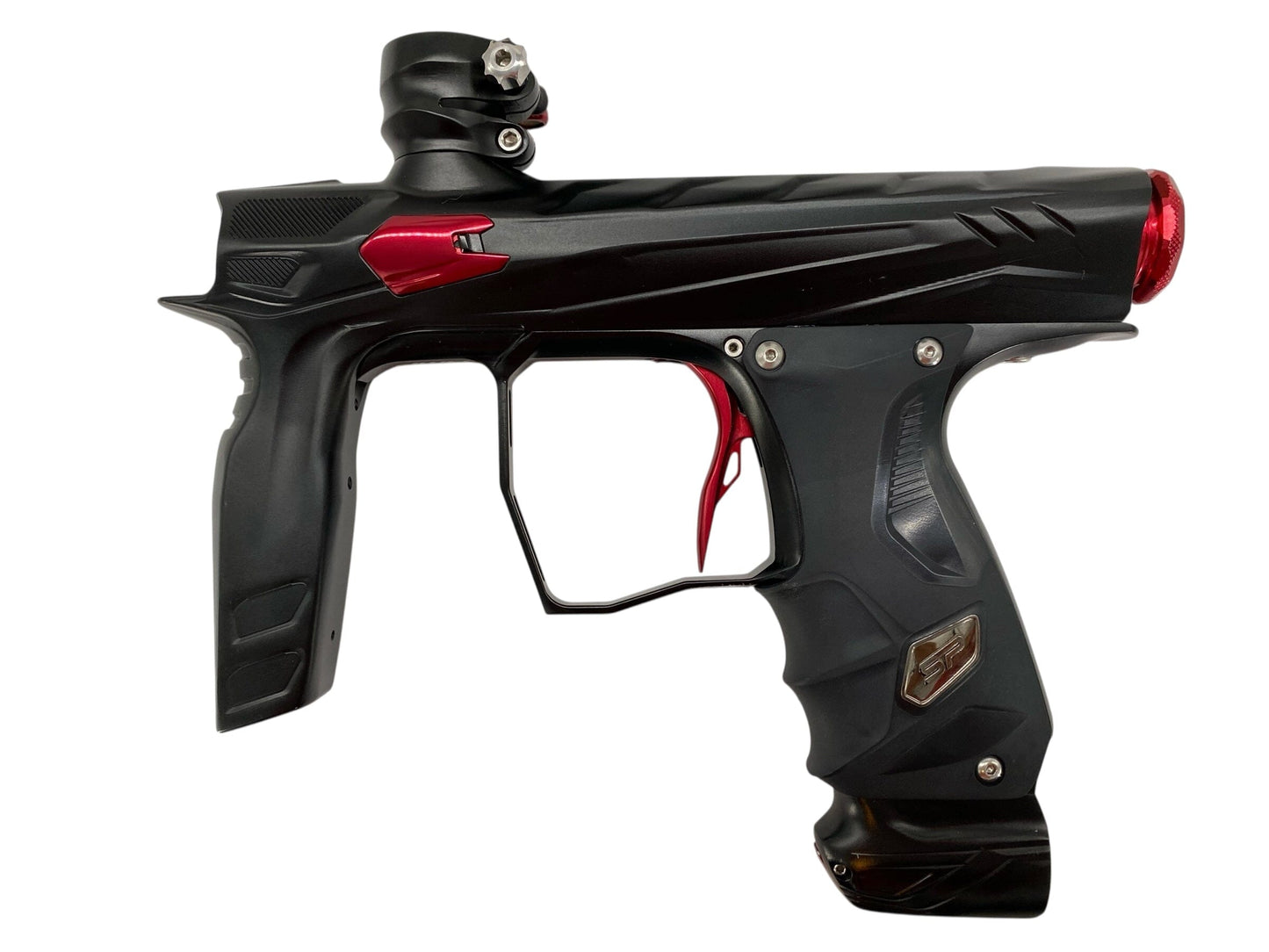 Used Hk Army Shocker Amp Paintball Gun Black/Red Paintball Gun from CPXBrosPaintball Buy/Sell/Trade Paintball Markers, New Paintball Guns, Paintball Hoppers, Paintball Masks, and Hormesis Headbands
