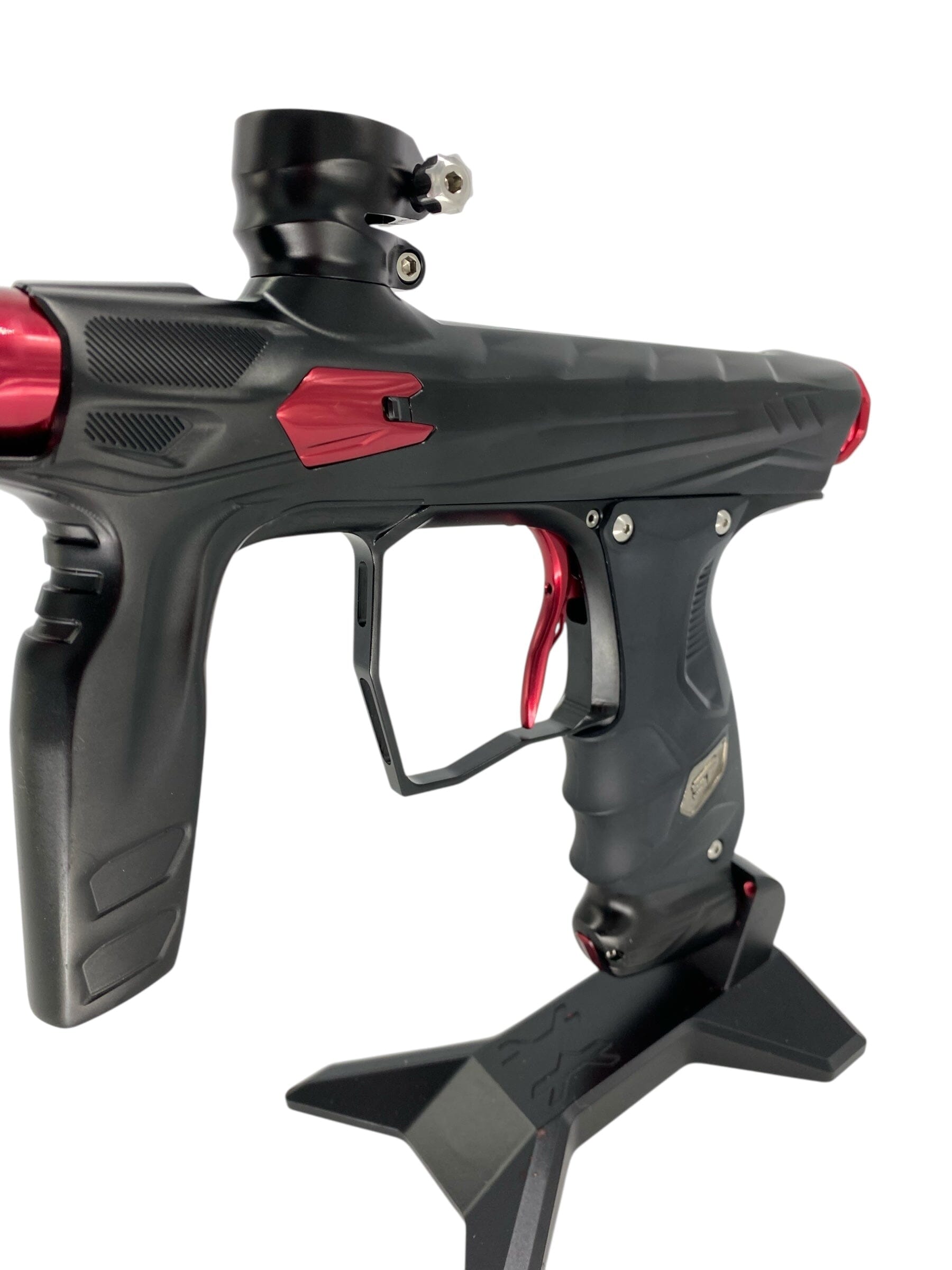 Used Hk Army Shocker Amp Paintball Gun Black/Red Upgraded Paintball Gun from CPXBrosPaintball Buy/Sell/Trade Paintball Markers, New Paintball Guns, Paintball Hoppers, Paintball Masks, and Hormesis Headbands
