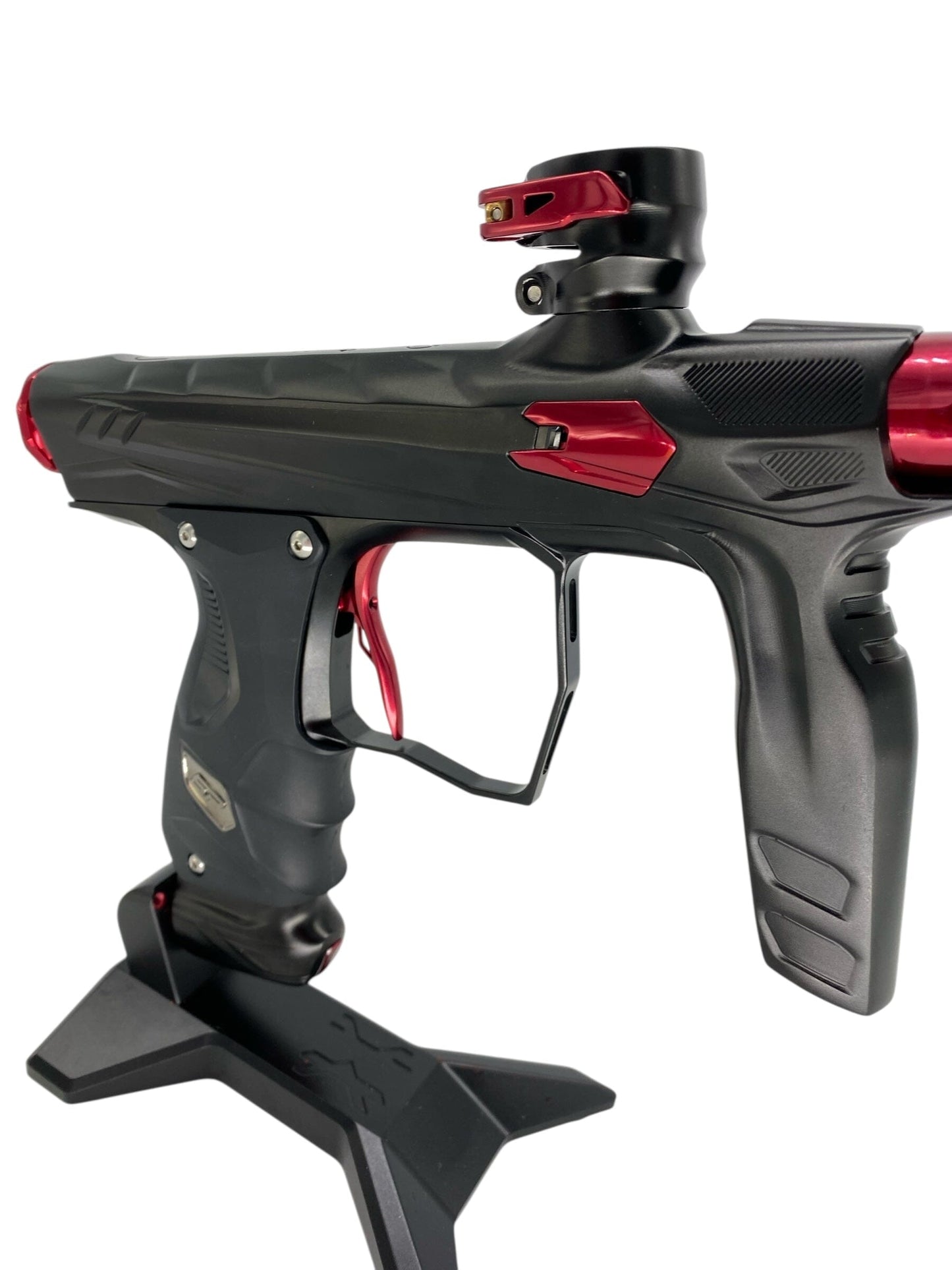 Used Hk Army Shocker Amp Paintball Gun Black/Red Upgraded Paintball Gun from CPXBrosPaintball Buy/Sell/Trade Paintball Markers, New Paintball Guns, Paintball Hoppers, Paintball Masks, and Hormesis Headbands