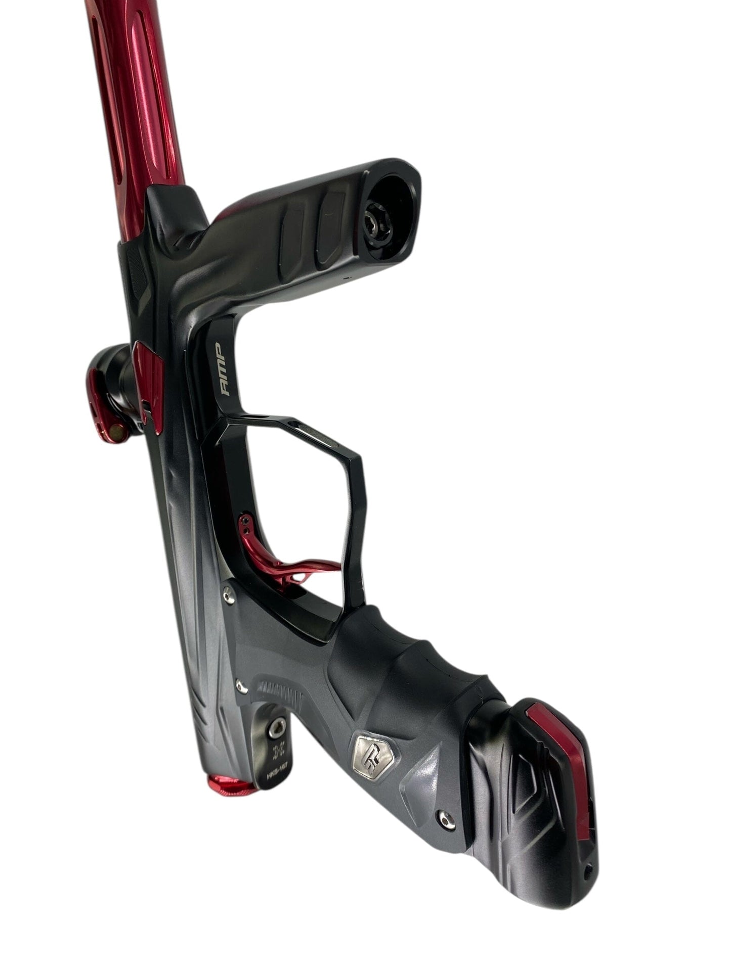 Used Hk Army Shocker Amp Paintball Gun Black/Red Upgraded Paintball Gun from CPXBrosPaintball Buy/Sell/Trade Paintball Markers, New Paintball Guns, Paintball Hoppers, Paintball Masks, and Hormesis Headbands