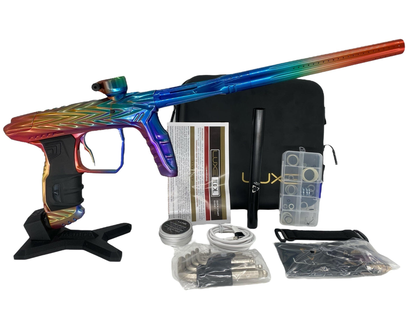 Used Hk Army Shredor Luxe Idol Custom Iridescent Paintball Gun Paintball Gun from CPXBrosPaintball Buy/Sell/Trade Paintball Markers, New Paintball Guns, Paintball Hoppers, Paintball Masks, and Hormesis Headbands