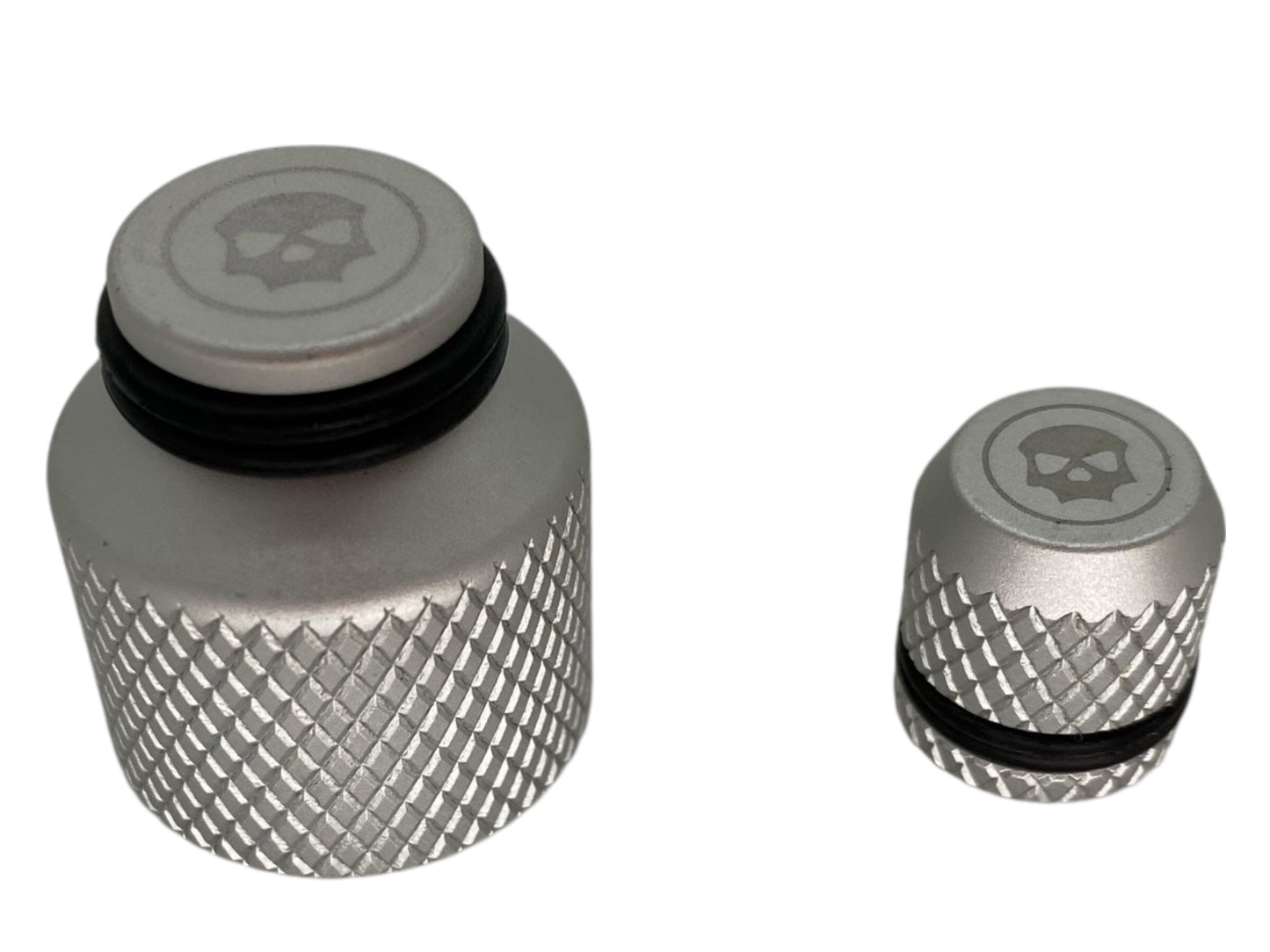 Used HK Army Tank Regulator Thread Saver Combo Set - Silver Paintball Gun from CPXBrosPaintball Buy/Sell/Trade Paintball Markers, New Paintball Guns, Paintball Hoppers, Paintball Masks, and Hormesis Headbands