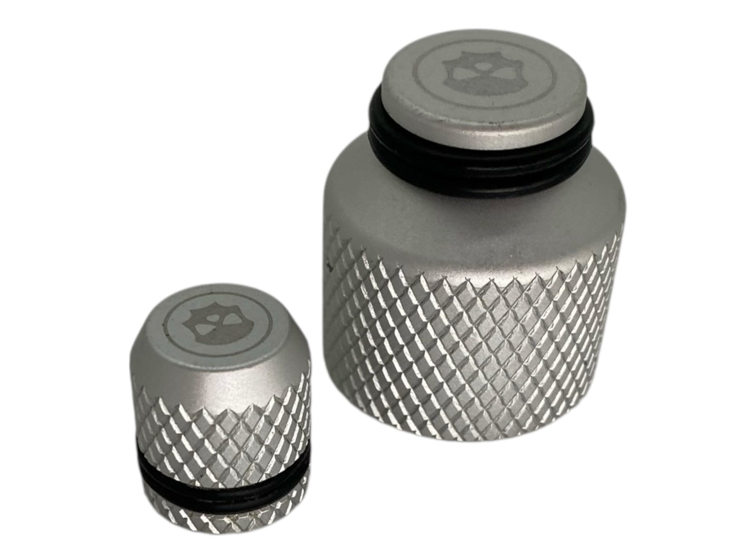 Used HK Army Tank Regulator Thread Saver Combo Set - Silver Paintball Gun from CPXBrosPaintball Buy/Sell/Trade Paintball Markers, New Paintball Guns, Paintball Hoppers, Paintball Masks, and Hormesis Headbands