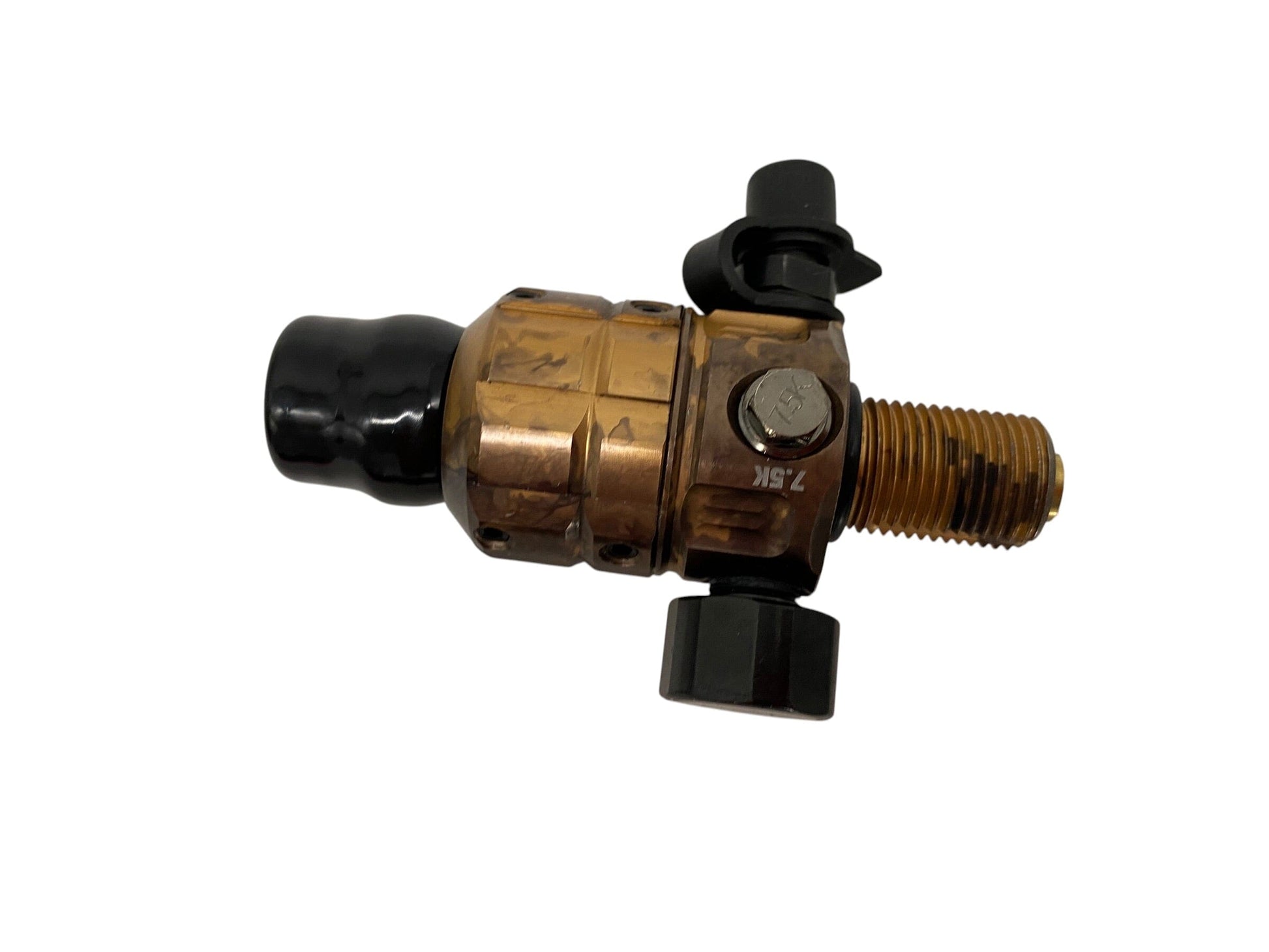 Used HK ARMY Turbine Pro Regulator - Adjustable & Rotational - Marble Gold Paintball Gun from CPXBrosPaintball Buy/Sell/Trade Paintball Markers, New Paintball Guns, Paintball Hoppers, Paintball Masks, and Hormesis Headbands