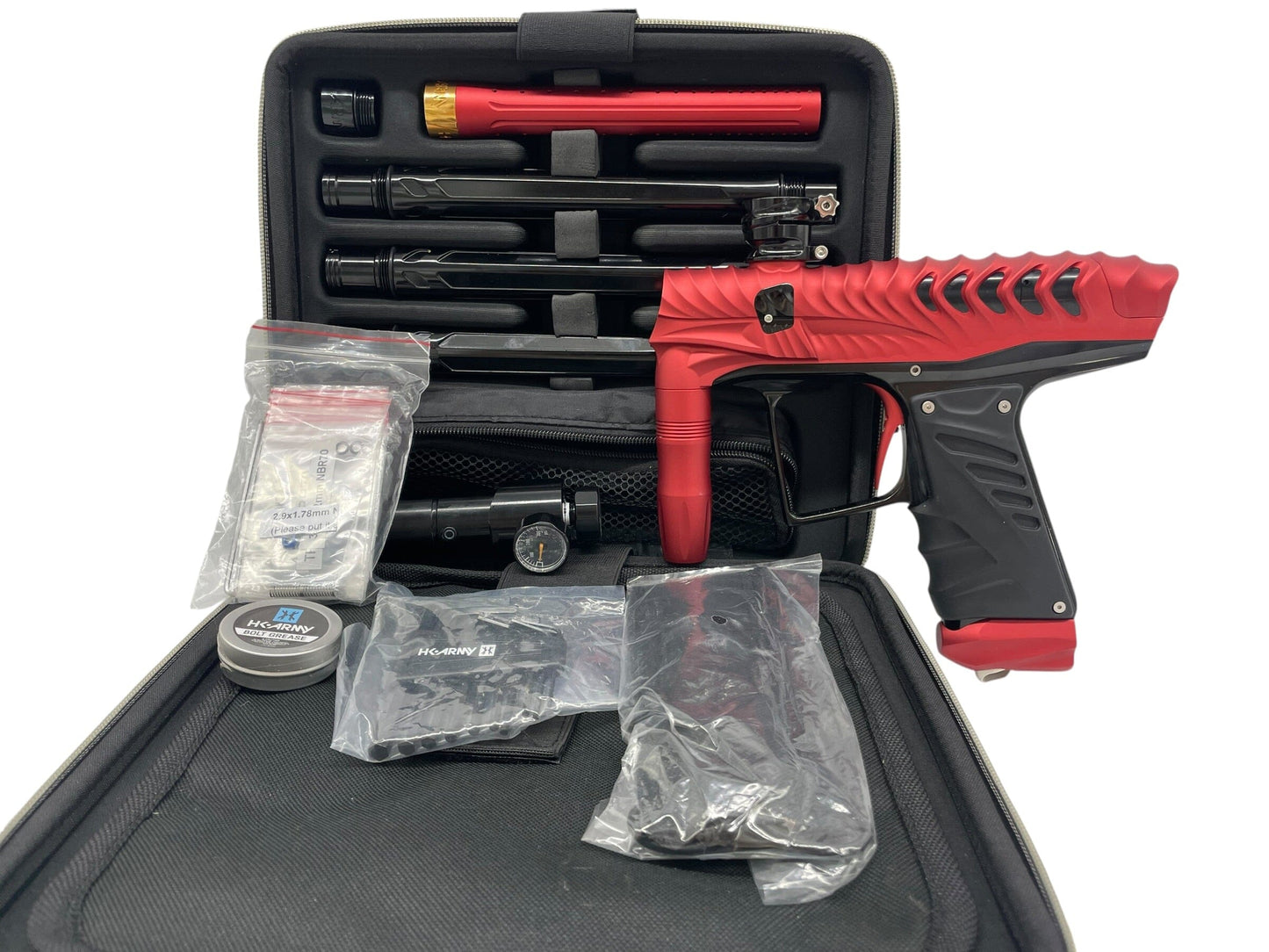 Used Hk Army V-Com Ripper Dust Red Paintball Gun Paintball Gun from CPXBrosPaintball Buy/Sell/Trade Paintball Markers, New Paintball Guns, Paintball Hoppers, Paintball Masks, and Hormesis Headbands
