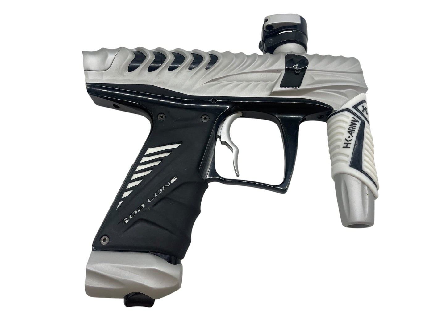 Used Hk Army V-Com Ripper Dust Silver Paintball Gun Paintball Gun from CPXBrosPaintball Buy/Sell/Trade Paintball Markers, New Paintball Guns, Paintball Hoppers, Paintball Masks, and Hormesis Headbands