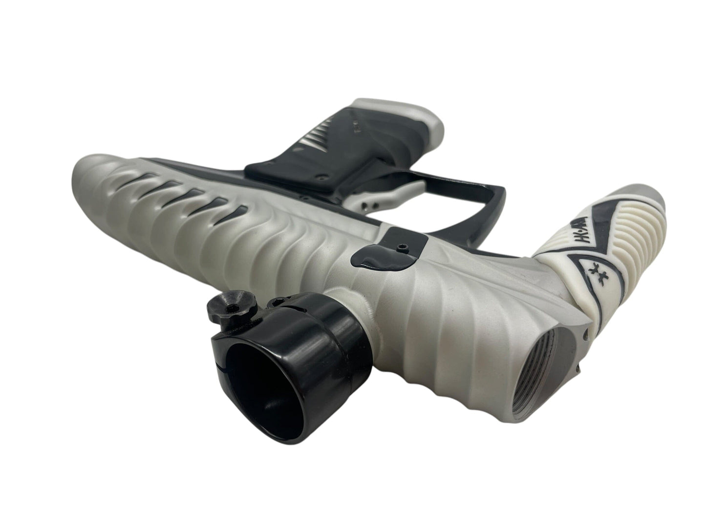 Used Hk Army V-Com Ripper Dust Silver Paintball Gun Paintball Gun from CPXBrosPaintball Buy/Sell/Trade Paintball Markers, New Paintball Guns, Paintball Hoppers, Paintball Masks, and Hormesis Headbands
