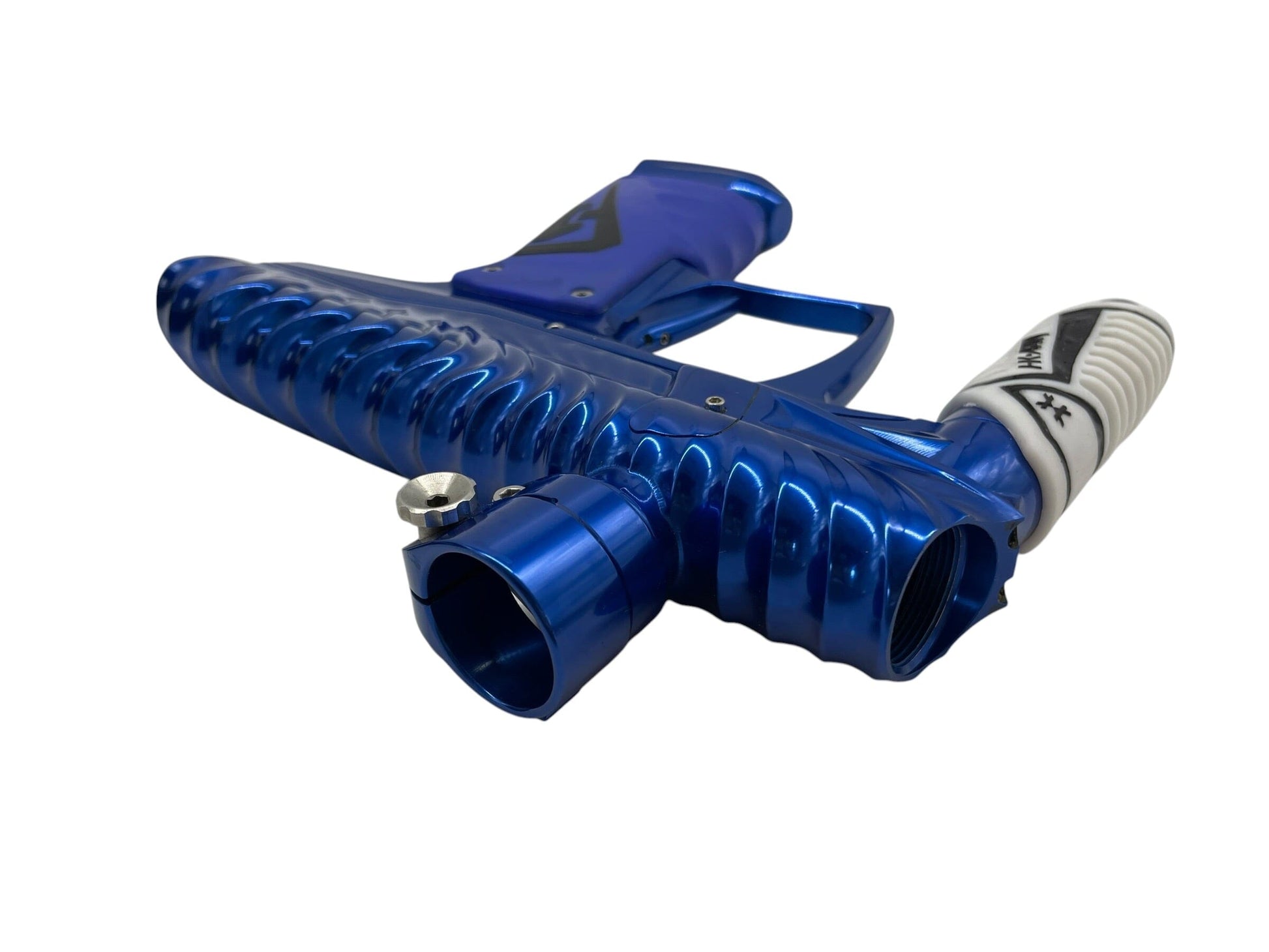 Used Hk Army V-Com Ripper Gloss Blue Paintball Gun Paintball Gun from CPXBrosPaintball Buy/Sell/Trade Paintball Markers, New Paintball Guns, Paintball Hoppers, Paintball Masks, and Hormesis Headbands