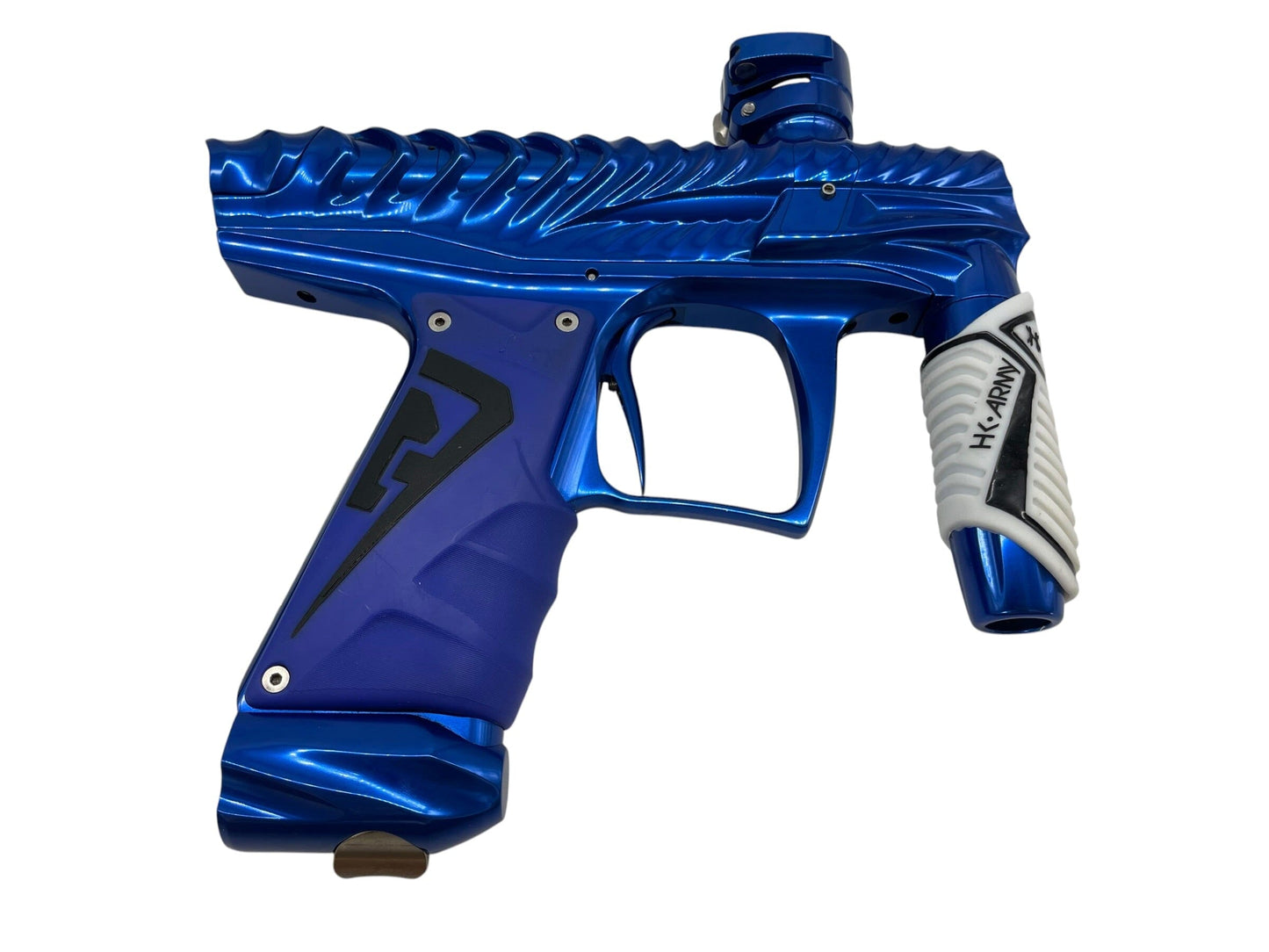 Used Hk Army V-Com Ripper Gloss Blue Paintball Gun Paintball Gun from CPXBrosPaintball Buy/Sell/Trade Paintball Markers, New Paintball Guns, Paintball Hoppers, Paintball Masks, and Hormesis Headbands