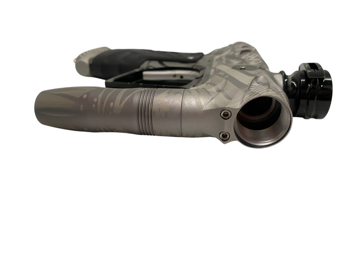 Used HK Army VCOM T-Rex Silver/Black Paintball Gun Paintball Gun from CPXBrosPaintball Buy/Sell/Trade Paintball Markers, New Paintball Guns, Paintball Hoppers, Paintball Masks, and Hormesis Headbands