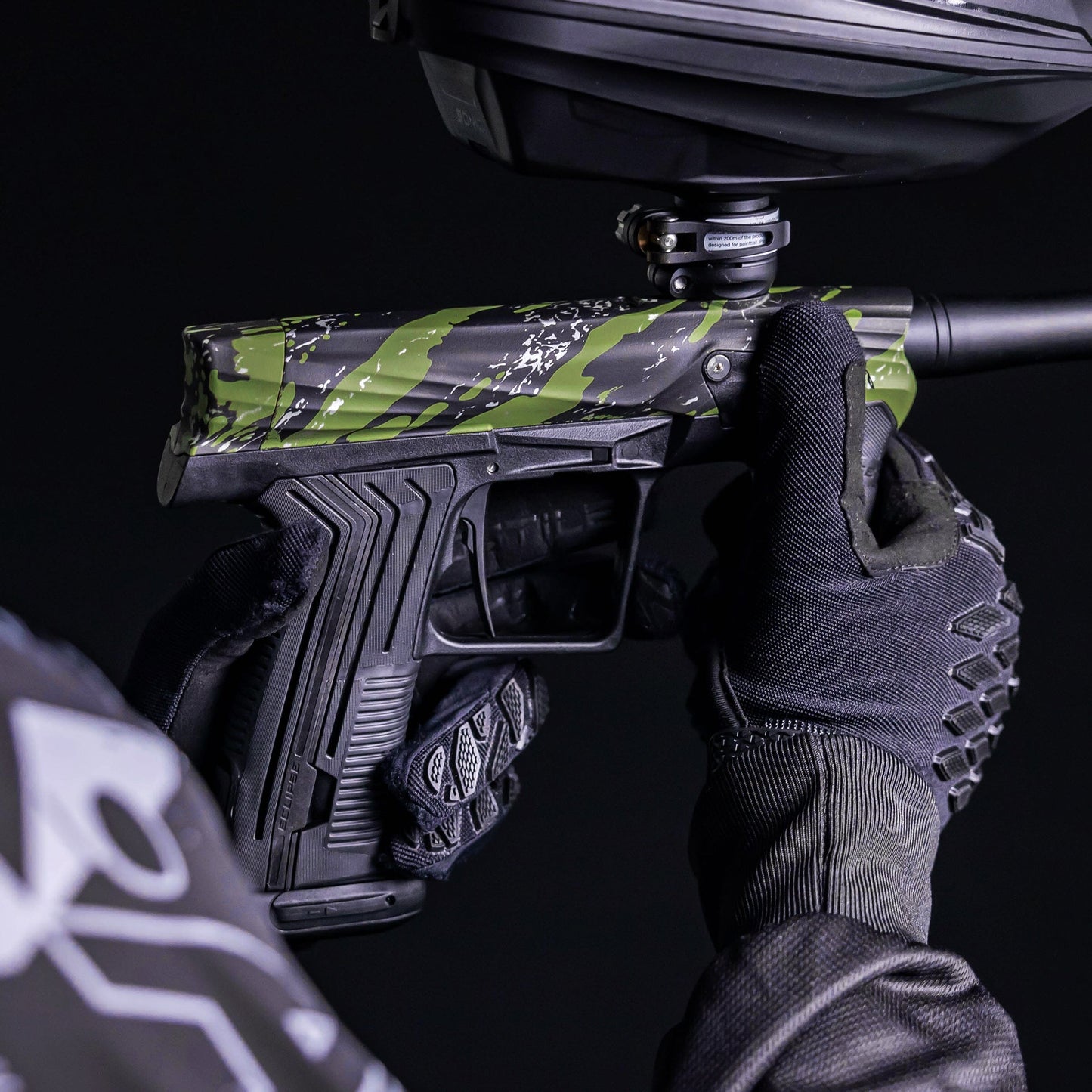 Used HK ETHA3 Fracture Olive Paintball Gun from HK Army Clothing Buy/Sell/Trade Paintball Markers, New Paintball Guns, Paintball Hoppers, Paintball Masks, and Hormesis Headbands