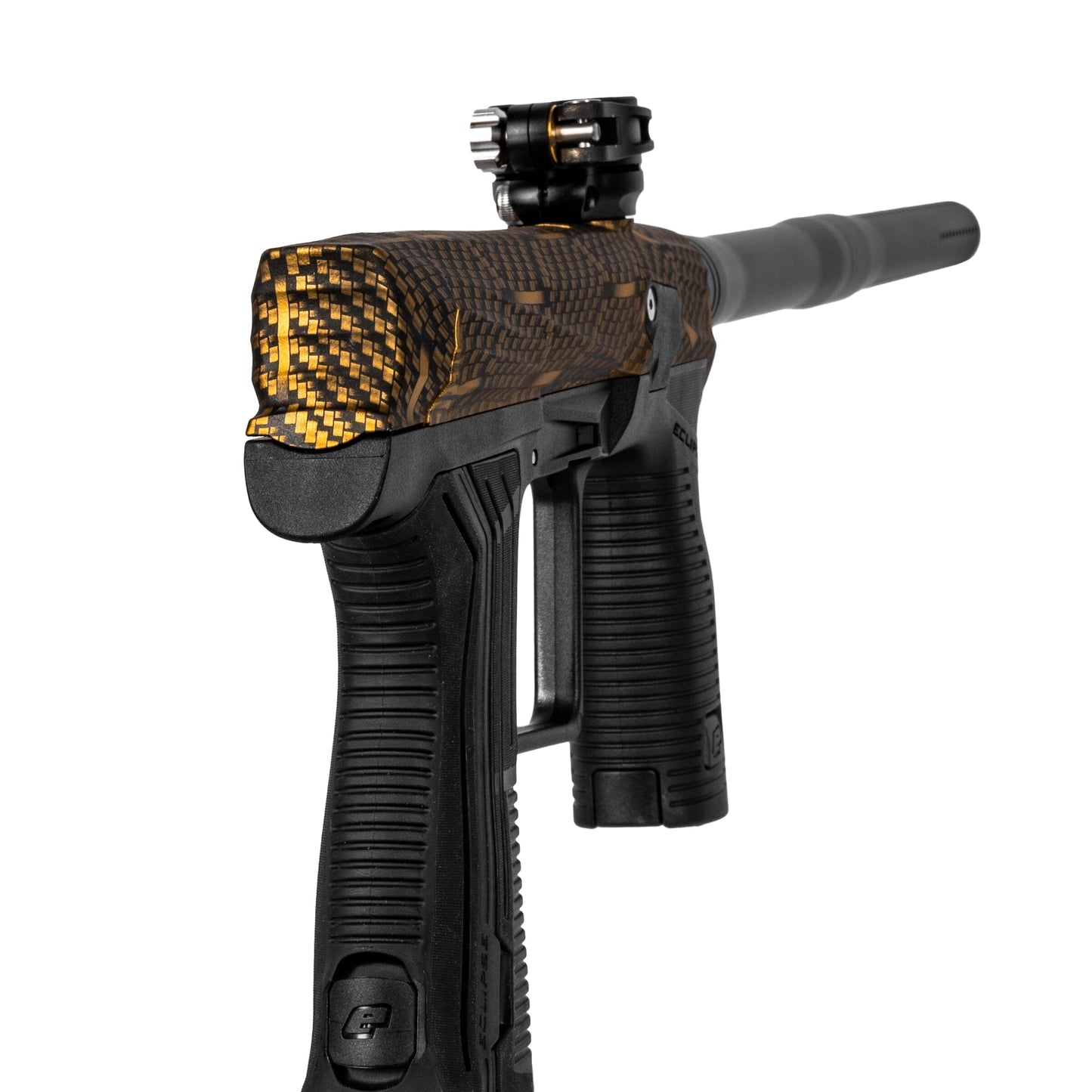 Used HK ETHA3 Machine Gold Paintball Gun from HK Army Clothing Buy/Sell/Trade Paintball Markers, New Paintball Guns, Paintball Hoppers, Paintball Masks, and Hormesis Headbands