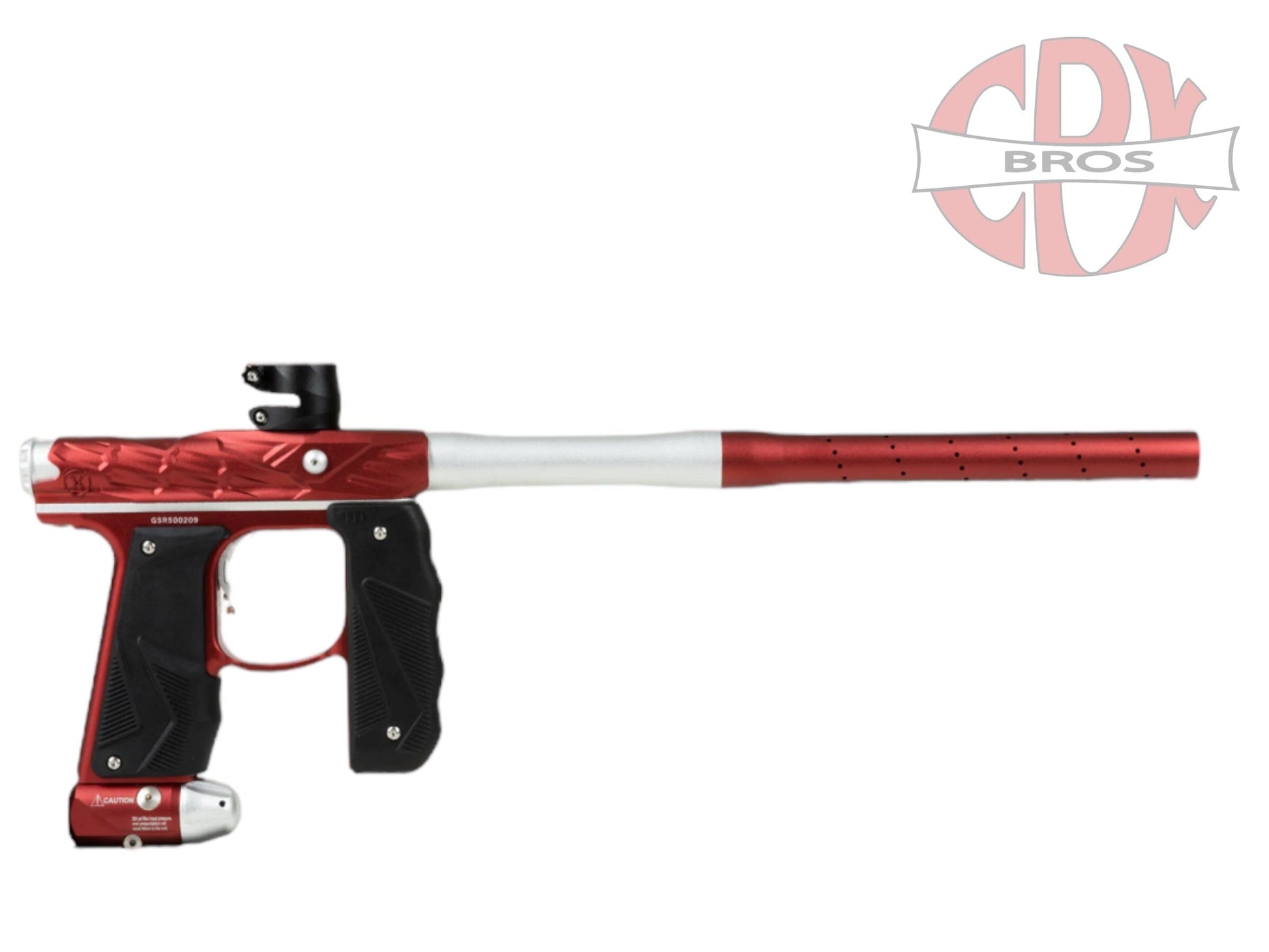 Used HK HIVE MINI GS - RED/SILVER Paintball Gun from CPXBrosPaintball Buy/Sell/Trade Paintball Markers, Paintball Hoppers, Paintball Masks, and Hormesis Headbands