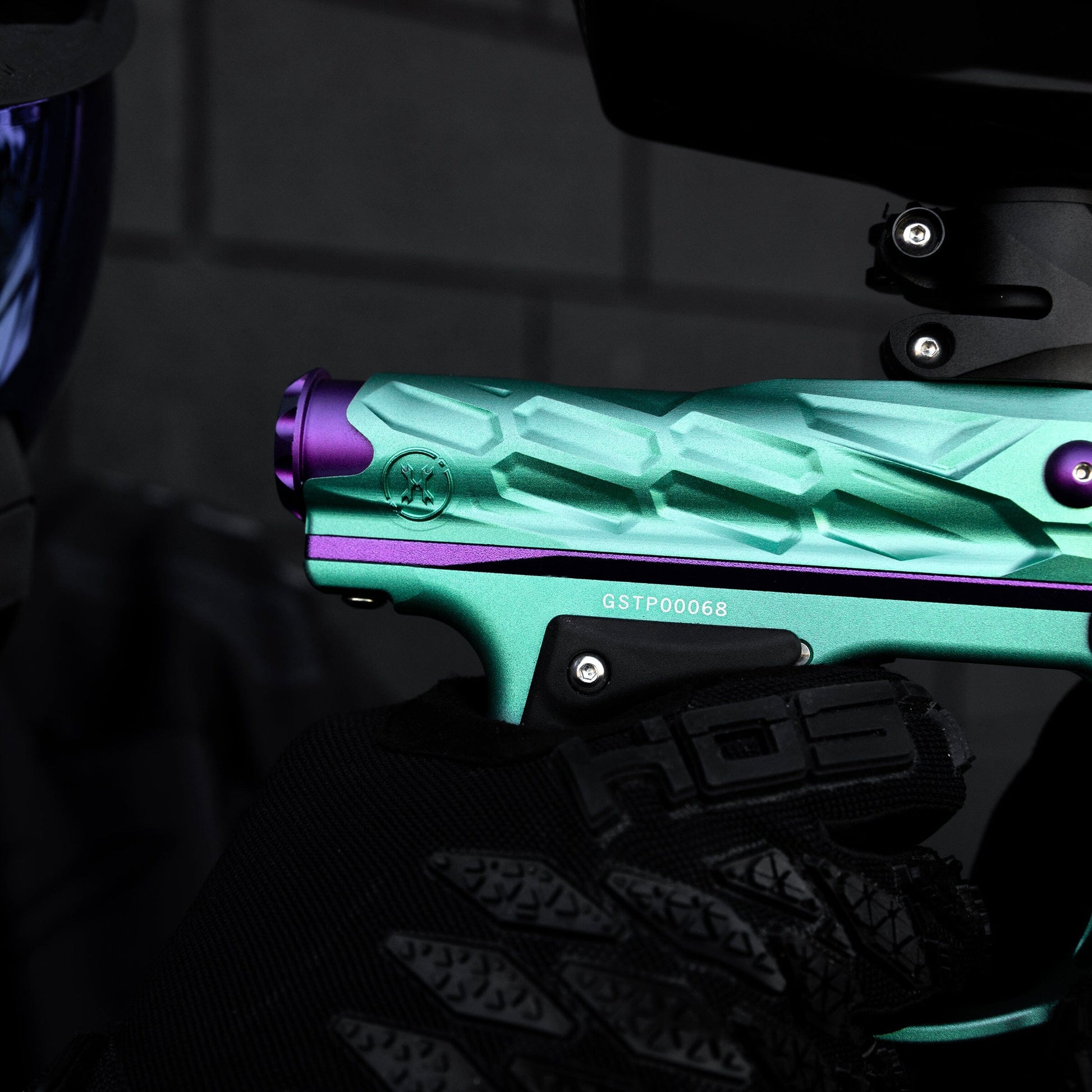 Used HK Hive Mini GS - Teal/Purple Paintball Gun from HK Army Clothing Buy/Sell/Trade Paintball Markers, New Paintball Guns, Paintball Hoppers, Paintball Masks, and Hormesis Headbands