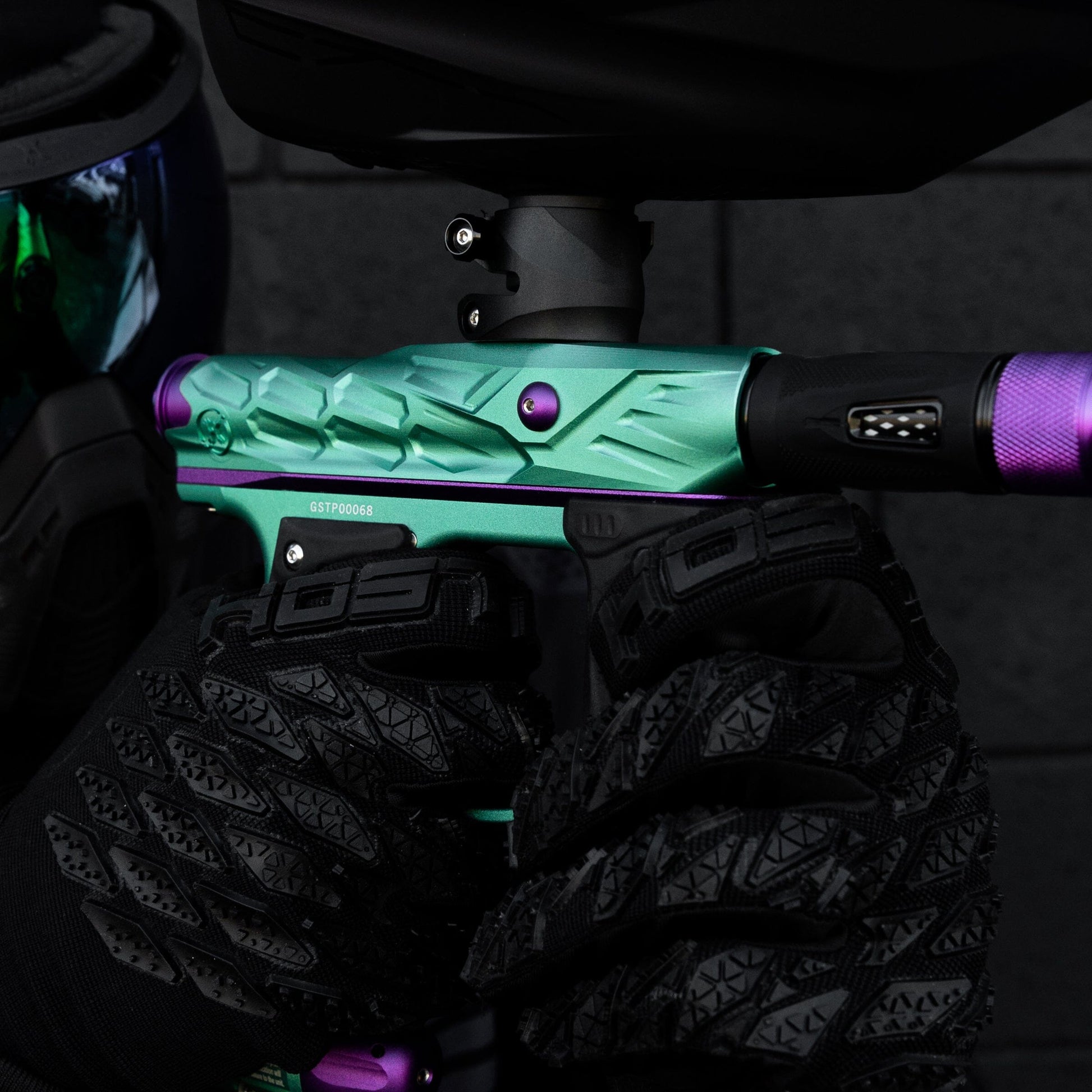 Used HK Hive Mini GS w/ LAZR Barrel - Teal/Purple Paintball Gun from HK Army Clothing Buy/Sell/Trade Paintball Markers, New Paintball Guns, Paintball Hoppers, Paintball Masks, and Hormesis Headbands