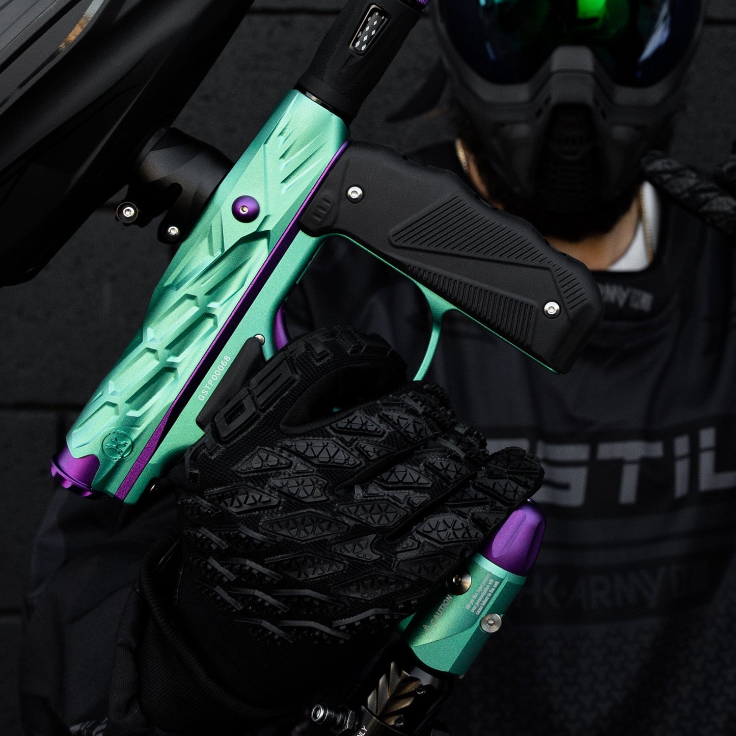 Used HK Hive Mini GS w/ LAZR Barrel - Teal/Purple Paintball Gun from HK Army Clothing Buy/Sell/Trade Paintball Markers, New Paintball Guns, Paintball Hoppers, Paintball Masks, and Hormesis Headbands