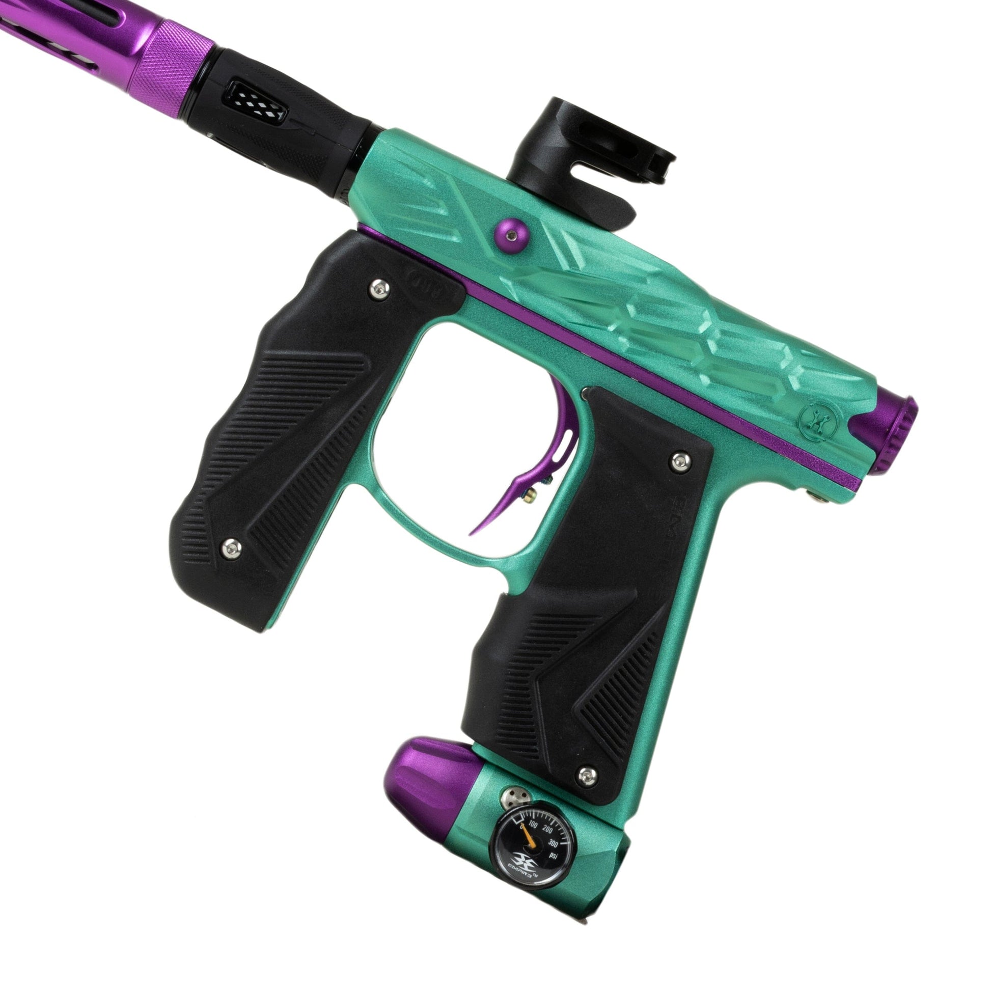 Used HK Hive Mini GS w/ LAZR Barrel - Teal/Purple Paintball Gun from HK Army Clothing Buy/Sell/Trade Paintball Markers, New Paintball Guns, Paintball Hoppers, Paintball Masks, and Hormesis Headbands