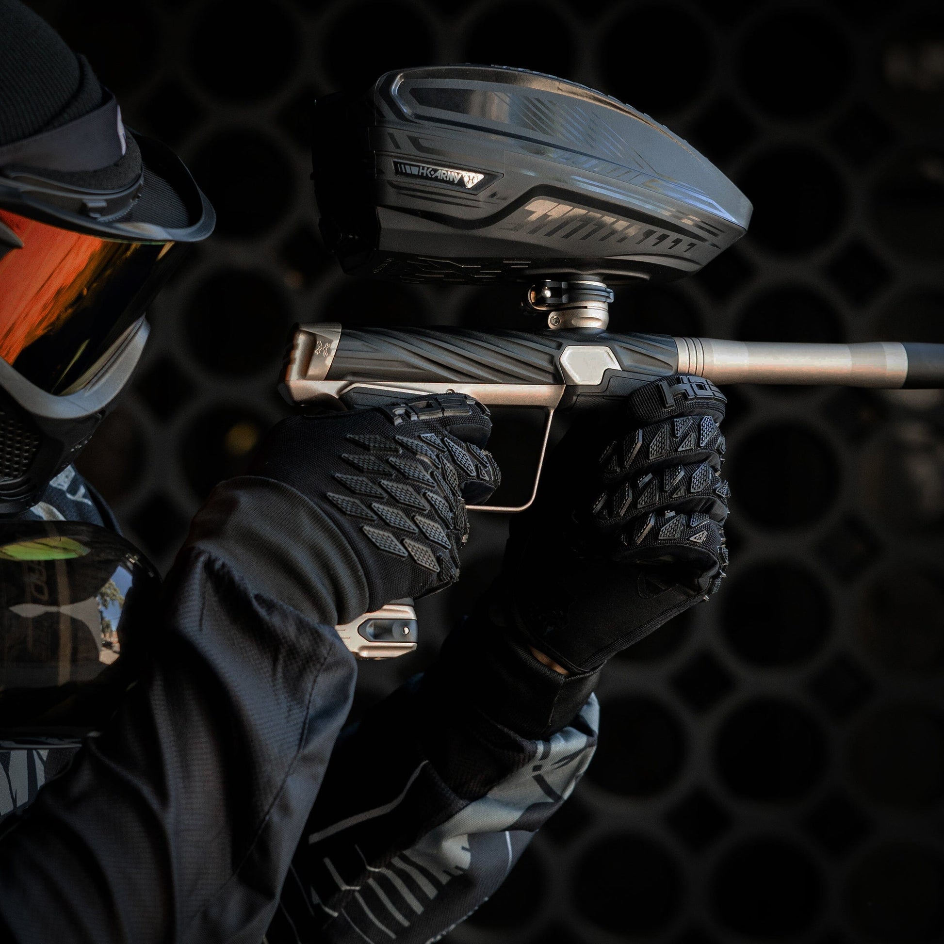 Used HK Orbit 180R - Graphite Paintball Gun from HK Army Clothing Buy/Sell/Trade Paintball Markers, New Paintball Guns, Paintball Hoppers, Paintball Masks, and Hormesis Headbands