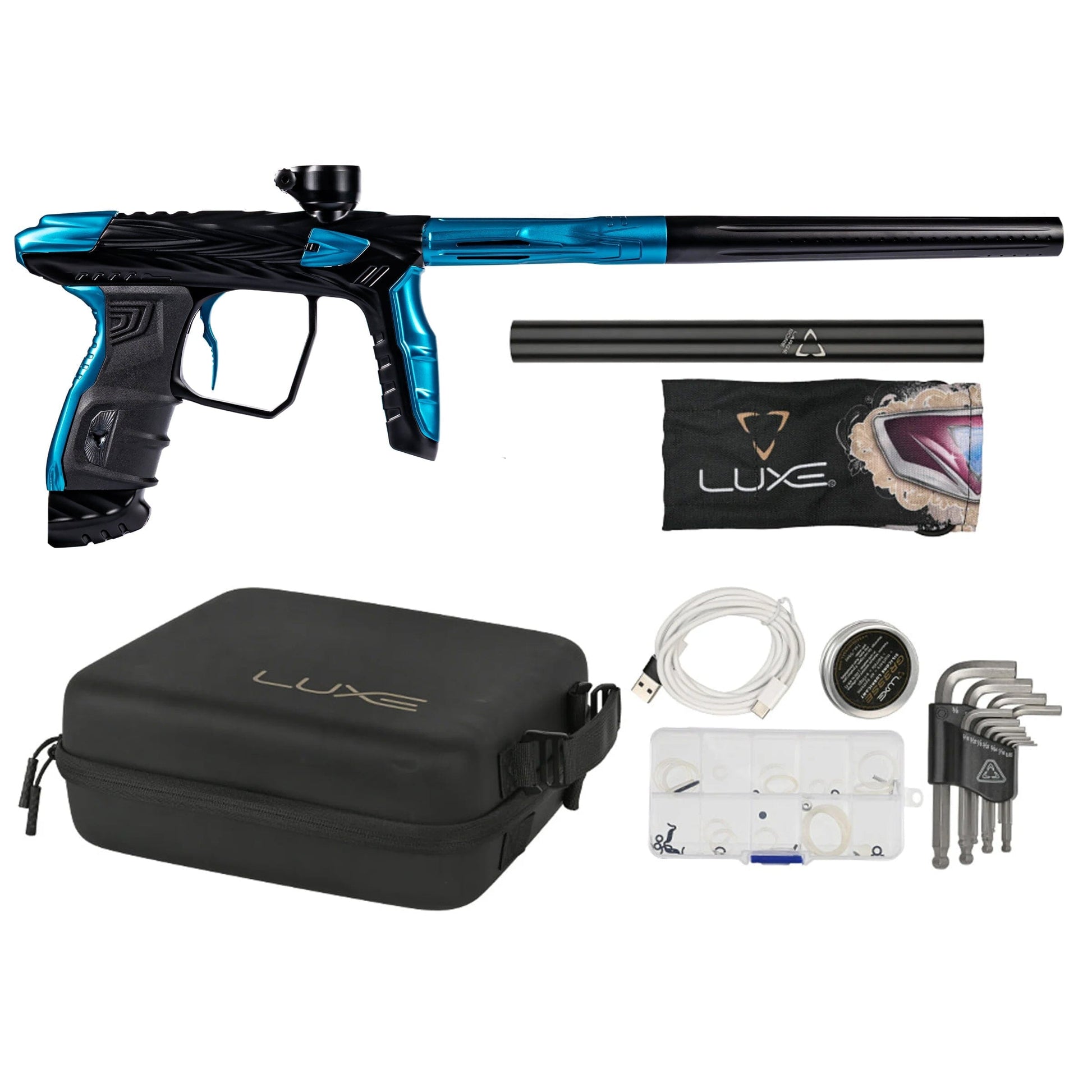 Used HK Shredder Luxe Idol - Dust Black/Teal Paintball Gun from HK Army Clothing Buy/Sell/Trade Paintball Markers, New Paintball Guns, Paintball Hoppers, Paintball Masks, and Hormesis Headbands