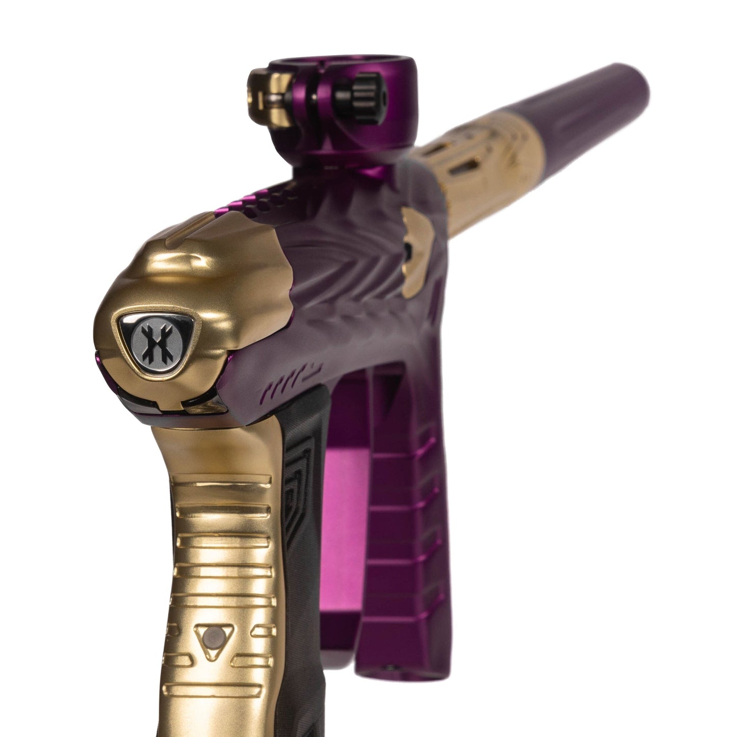 Used HK Shredder Luxe Idol - Dust Purple/Gold Paintball Gun from HK Army Clothing Buy/Sell/Trade Paintball Markers, New Paintball Guns, Paintball Hoppers, Paintball Masks, and Hormesis Headbands