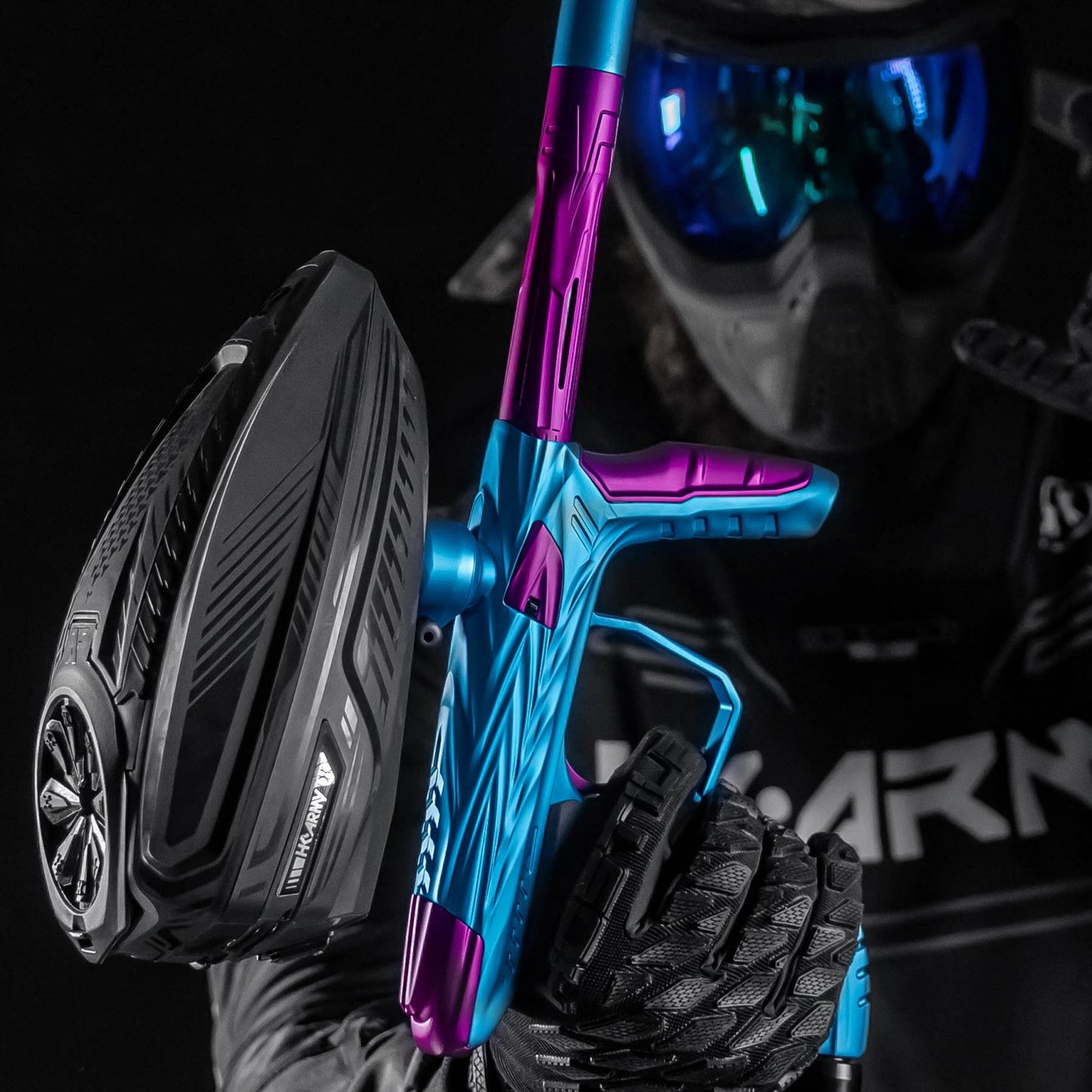 Used HK Shredder Luxe Idol - Dust Teal/Purple Paintball Gun from HK Army Clothing Buy/Sell/Trade Paintball Markers, New Paintball Guns, Paintball Hoppers, Paintball Masks, and Hormesis Headbands