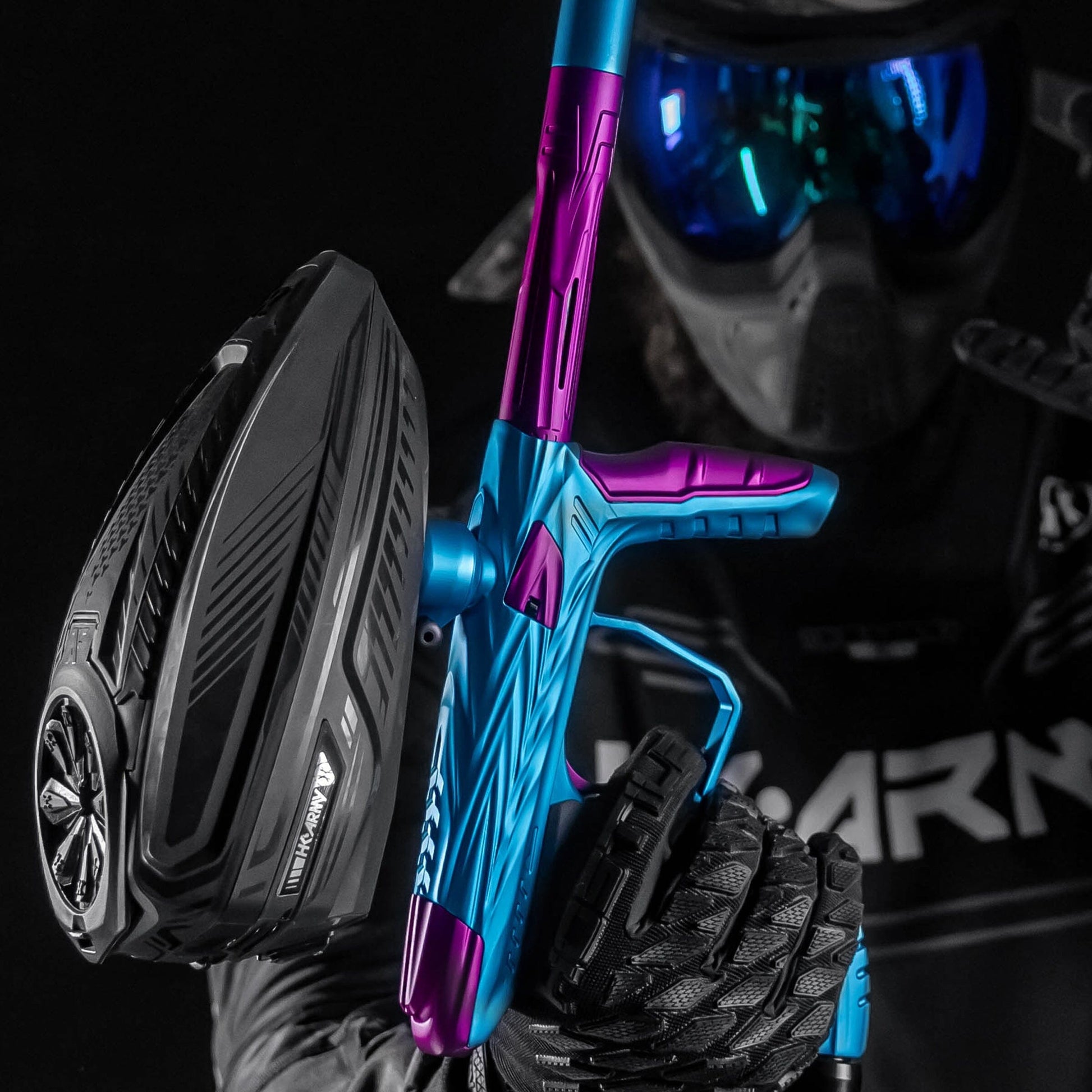 Used HK Shredder Luxe Idol - Dust Teal/Purple Paintball Gun from HK Army Clothing Buy/Sell/Trade Paintball Markers, New Paintball Guns, Paintball Hoppers, Paintball Masks, and Hormesis Headbands
